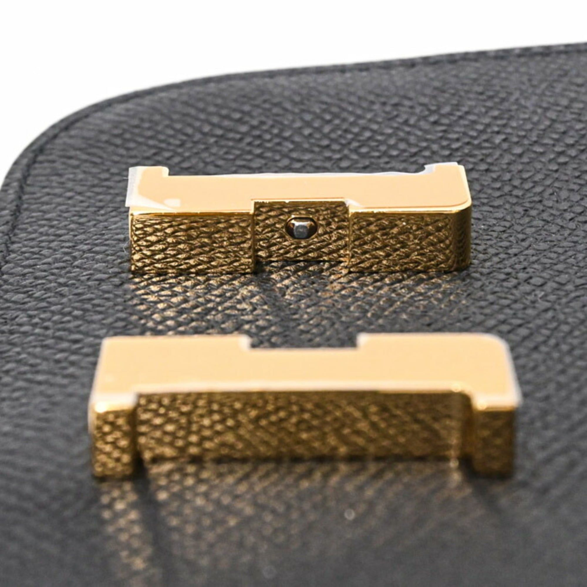 Hermes HERMES Constance Epsom Compact Wallet Black #W Size ONE SIZE - 11 Thumbnail
