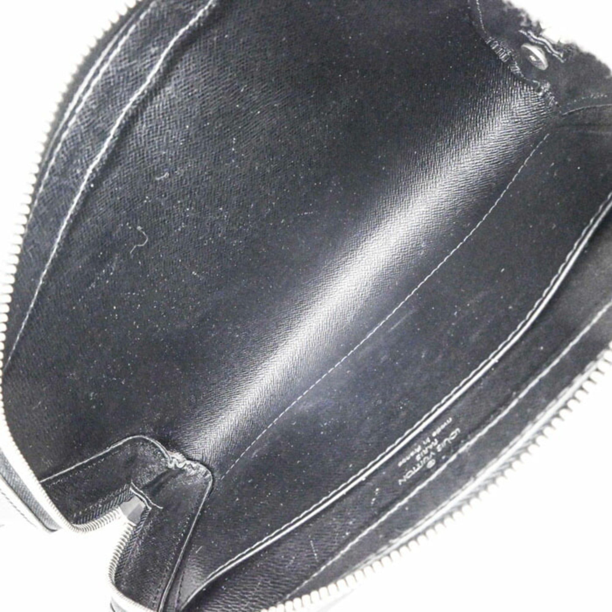 Louis Vuitton LOUIS VUITTON Taiga Baikal Leather Clutch Bag, Ardoise M30182 Size ONE SIZE - 12 Thumbnail