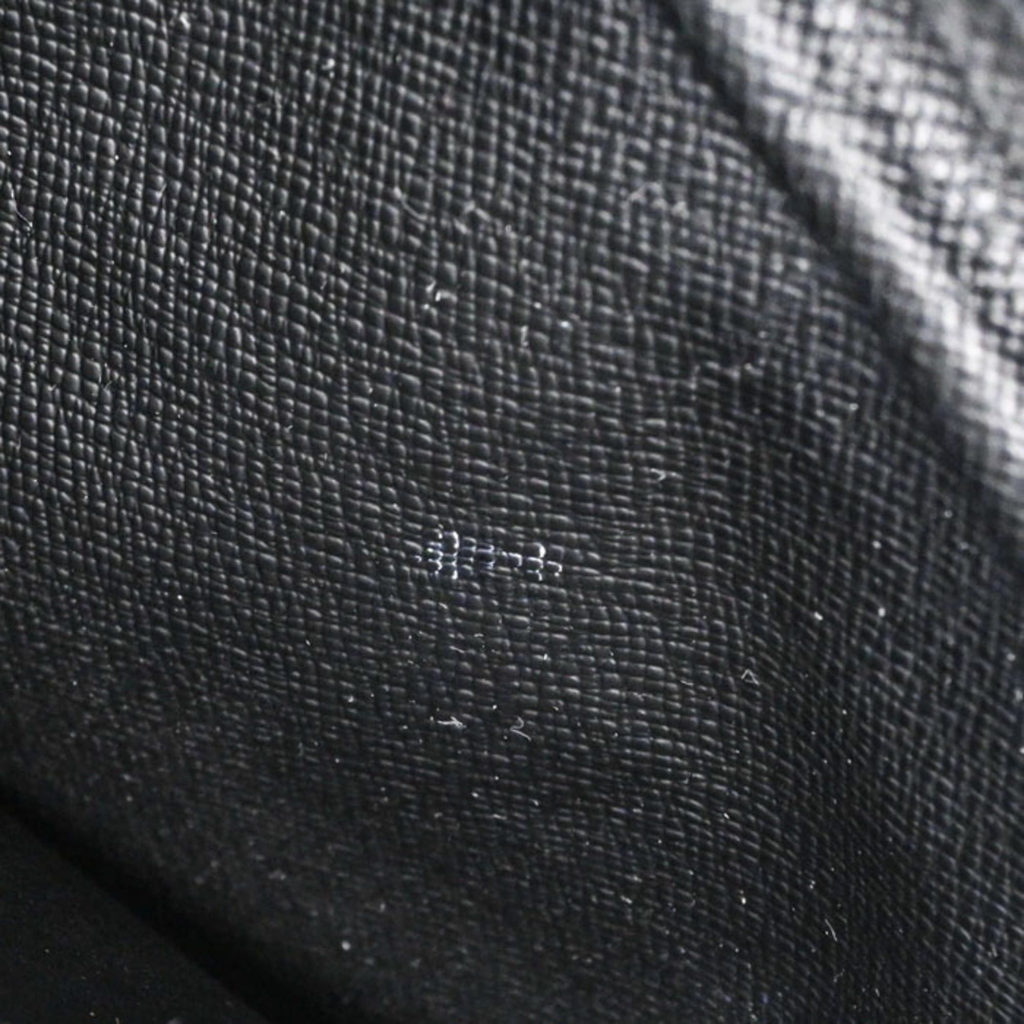 LOUIS VUITTON Monogram Eclipse Portefeuille Brazza Long Wallet, Black, M61697