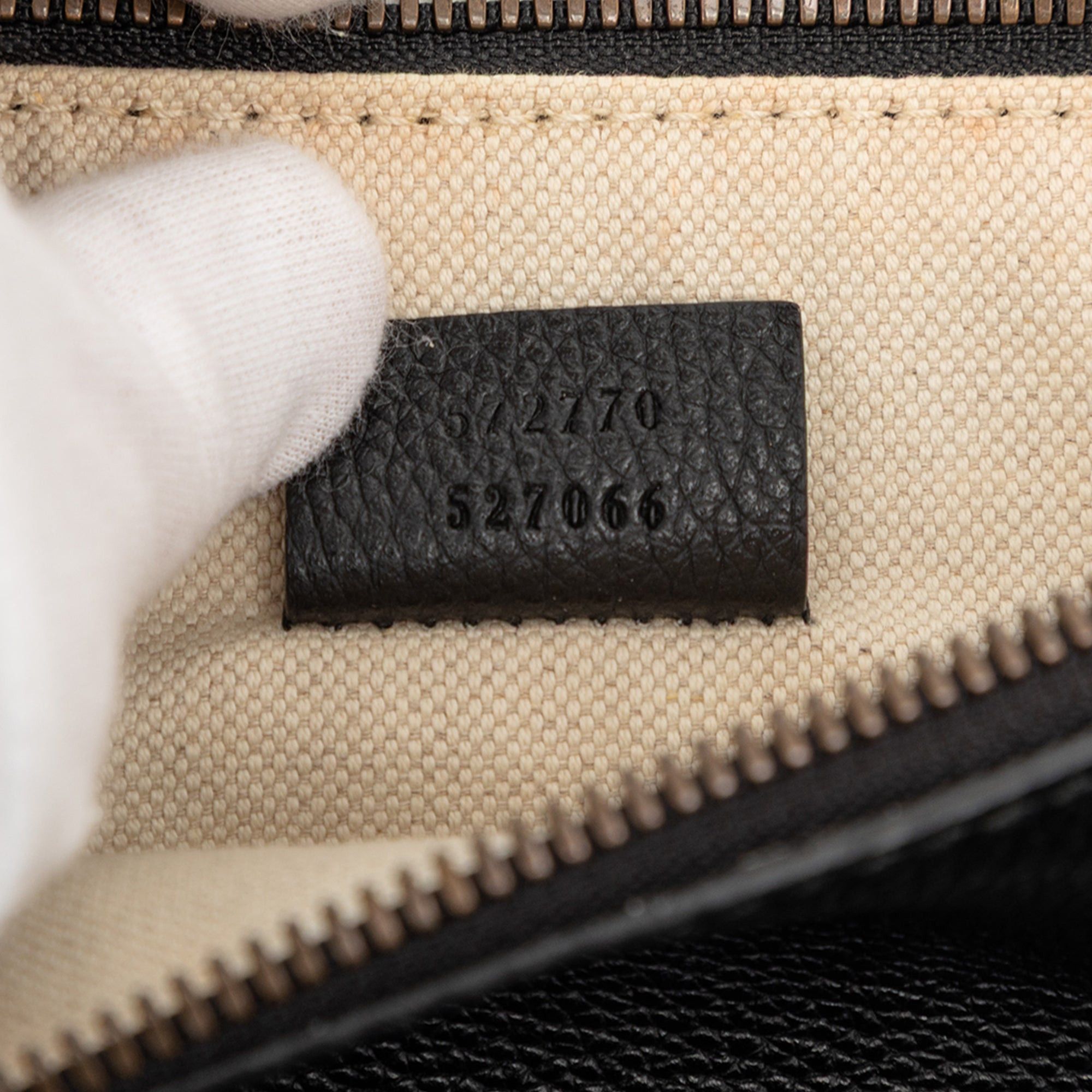 Leather Logo Clutch