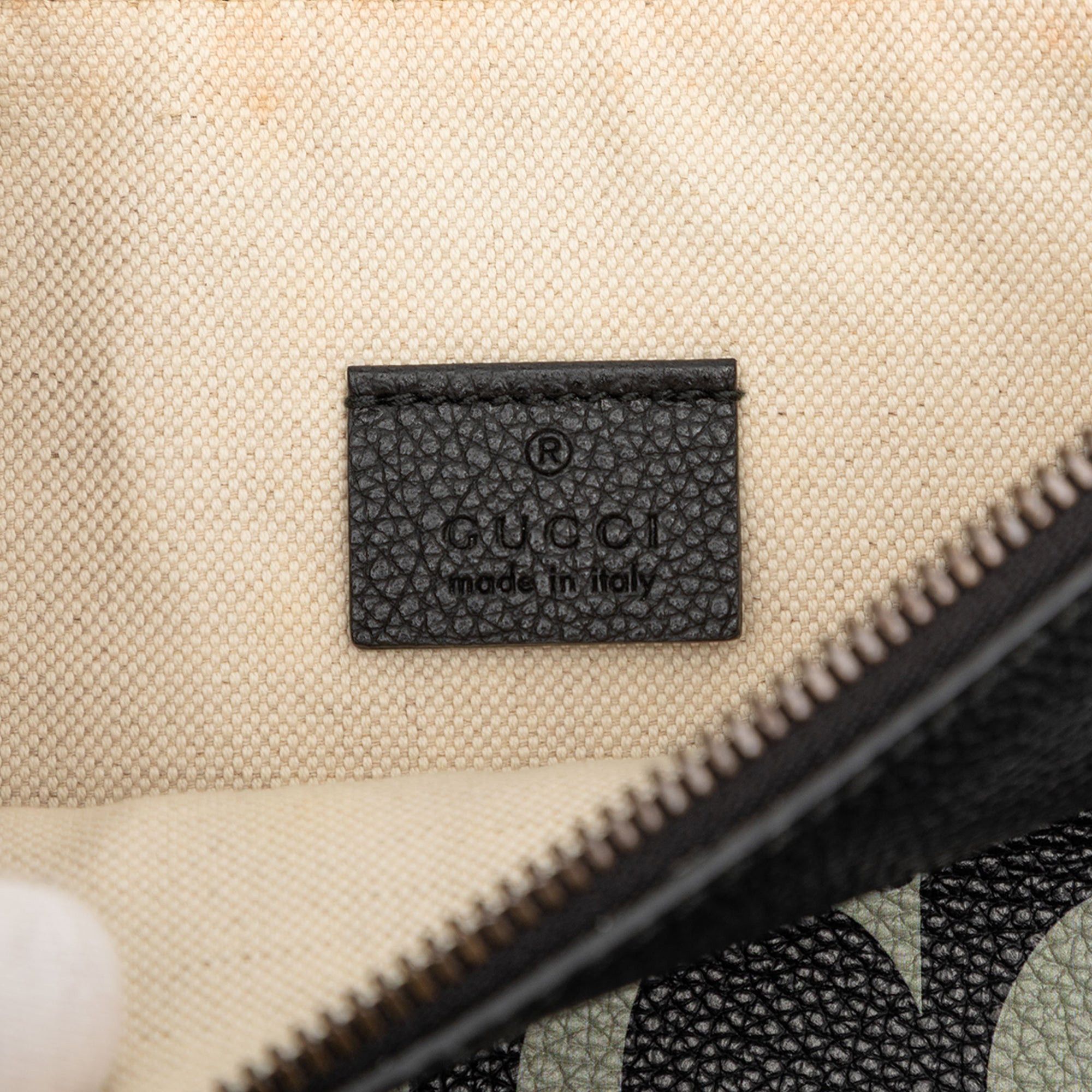 Leather Logo Clutch