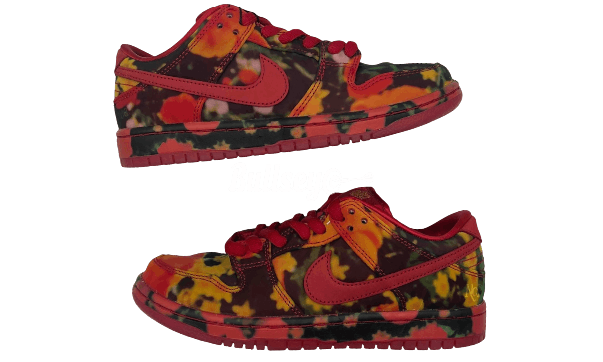 Nike SB Dunk Low The Wizard of Oz Poppy Field (PreOwned) (No Box) Size US 6 / EU 39 - 2 Thumbnail