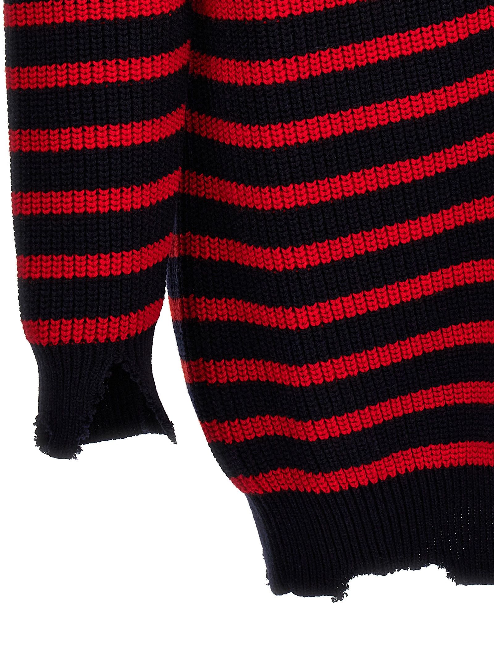 Marni Destroyed Effect Striped Cardigan Size US S / EU 44-46 / 1 - 4 Thumbnail
