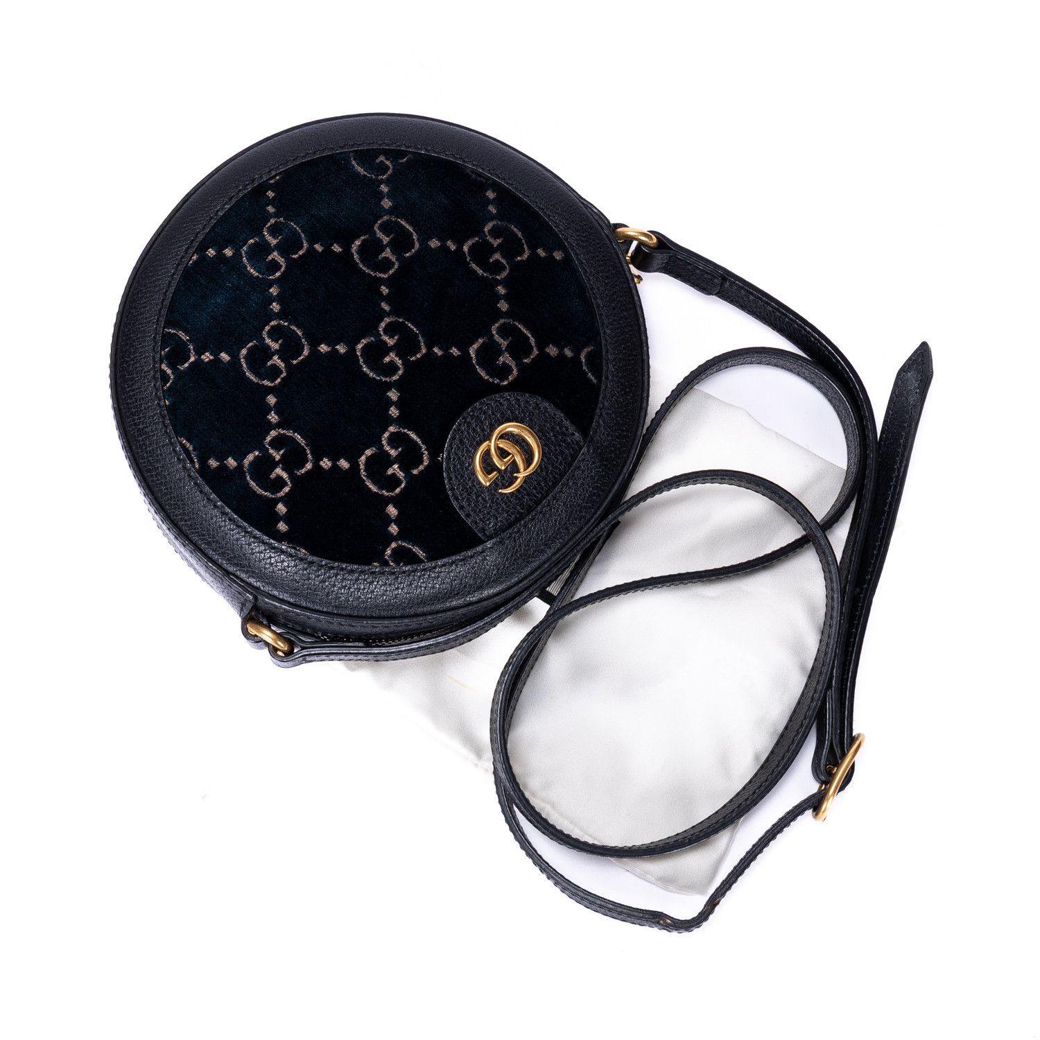 Gucci GG Velvet Round Crossbody Size ONE SIZE - 10 Thumbnail