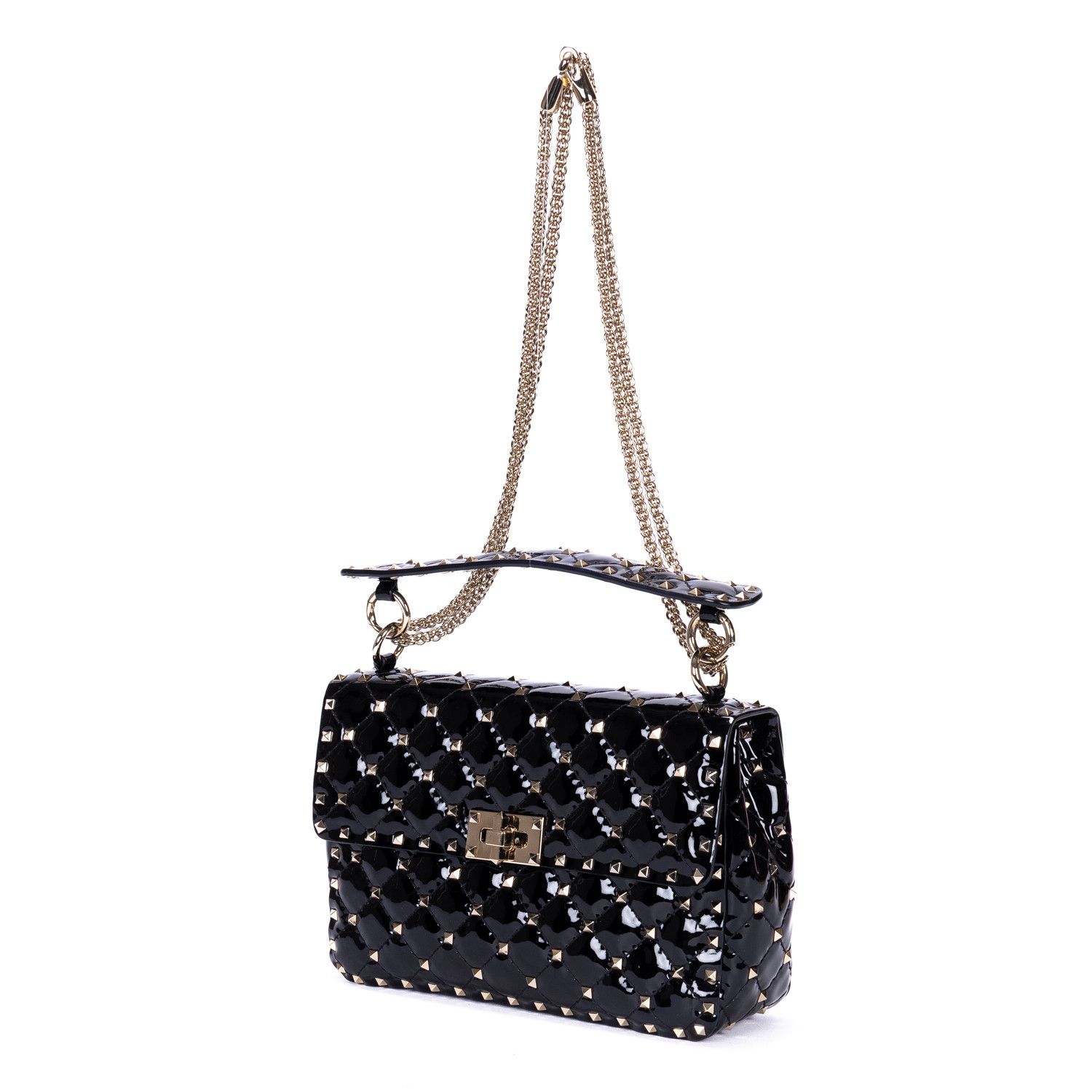 Valentino Rockstud Spike Flap Medium Size ONE SIZE - 2 Thumbnail