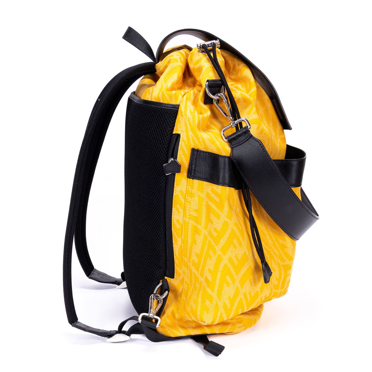 Fendi Strike Drawstring Backpack Large Size ONE SIZE - 4 Thumbnail