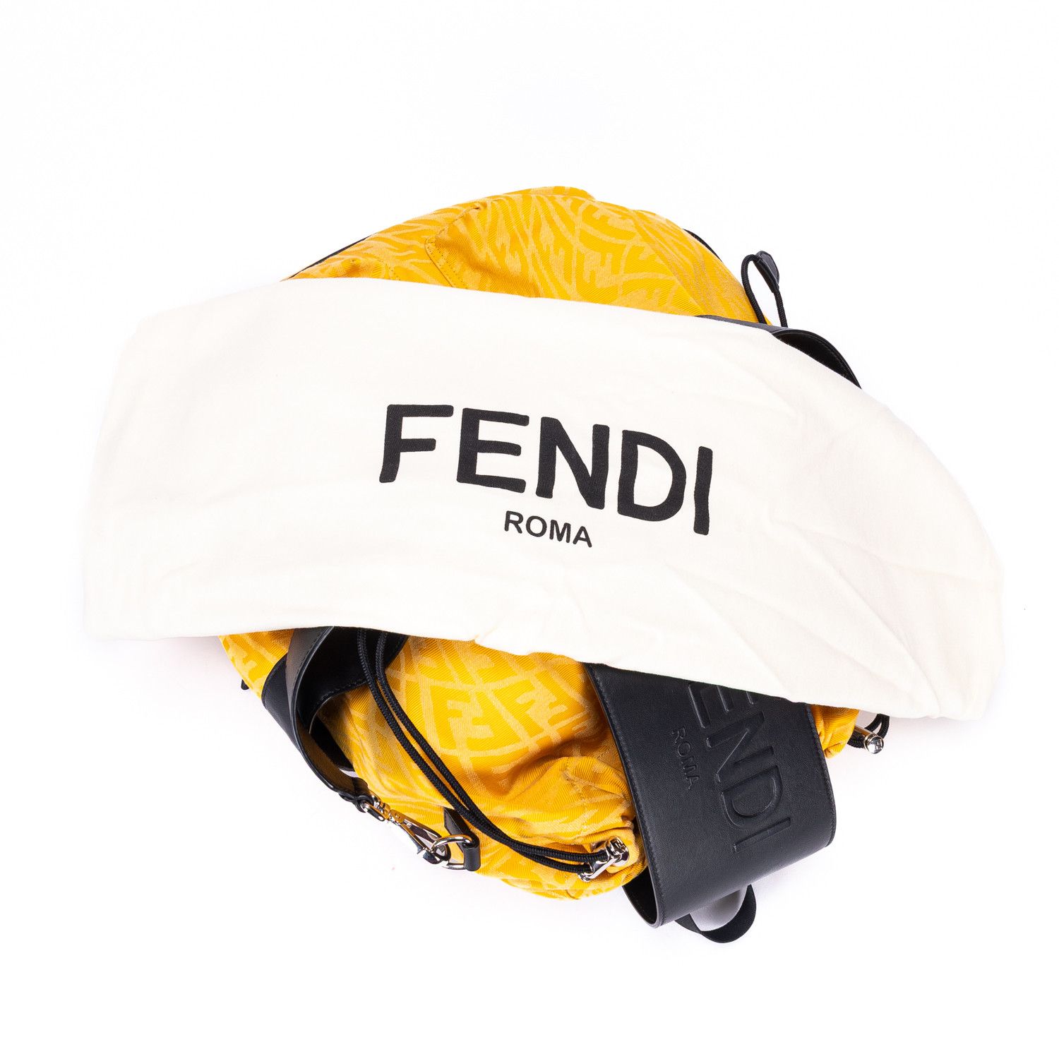 Fendi Strike Drawstring Backpack Large Size ONE SIZE - 11 Thumbnail