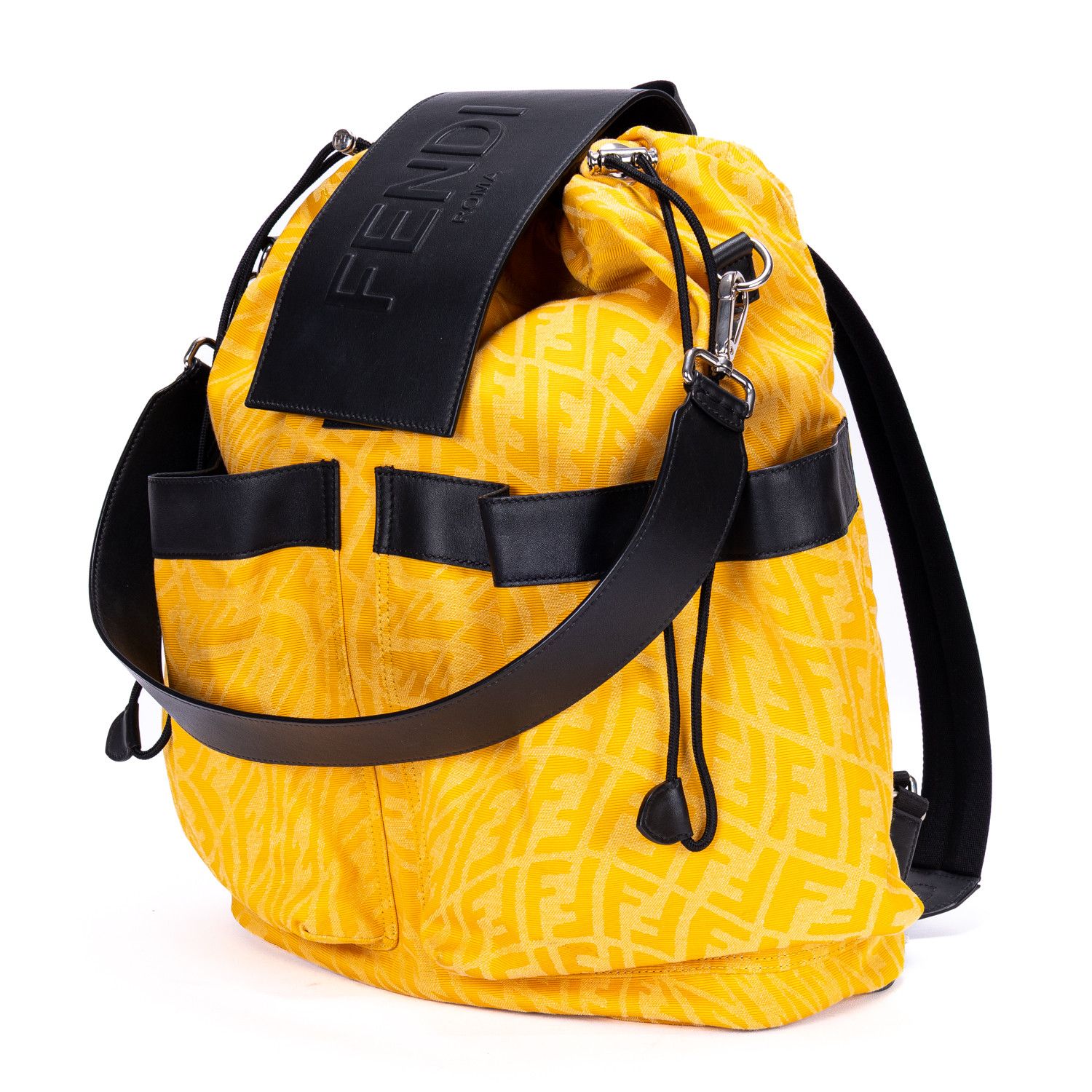 Fendi Strike Drawstring Backpack Large Size ONE SIZE - 2 Thumbnail