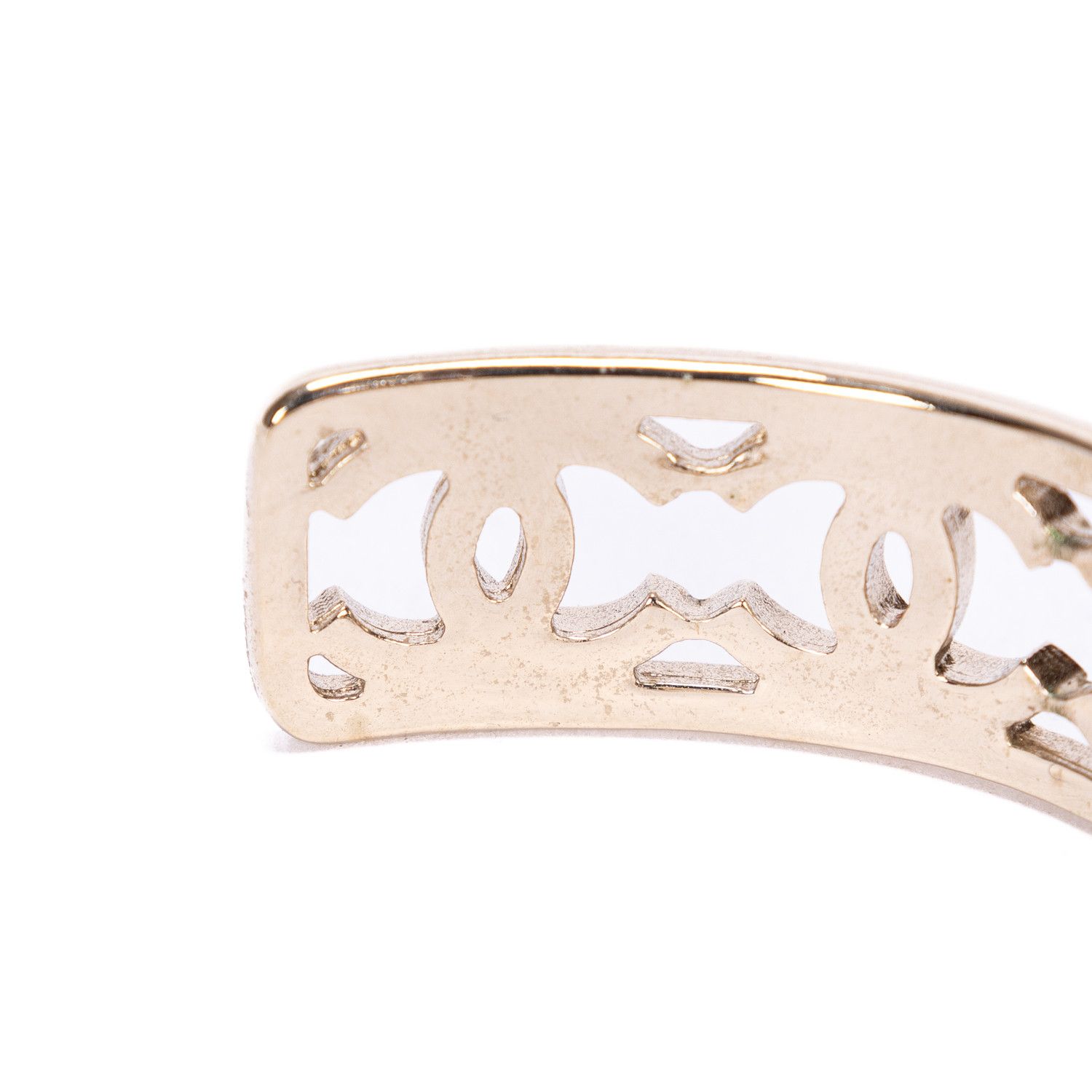 Chanel 2022 Gold Plated CC Cuff Medium Size ONE SIZE - 7 Thumbnail
