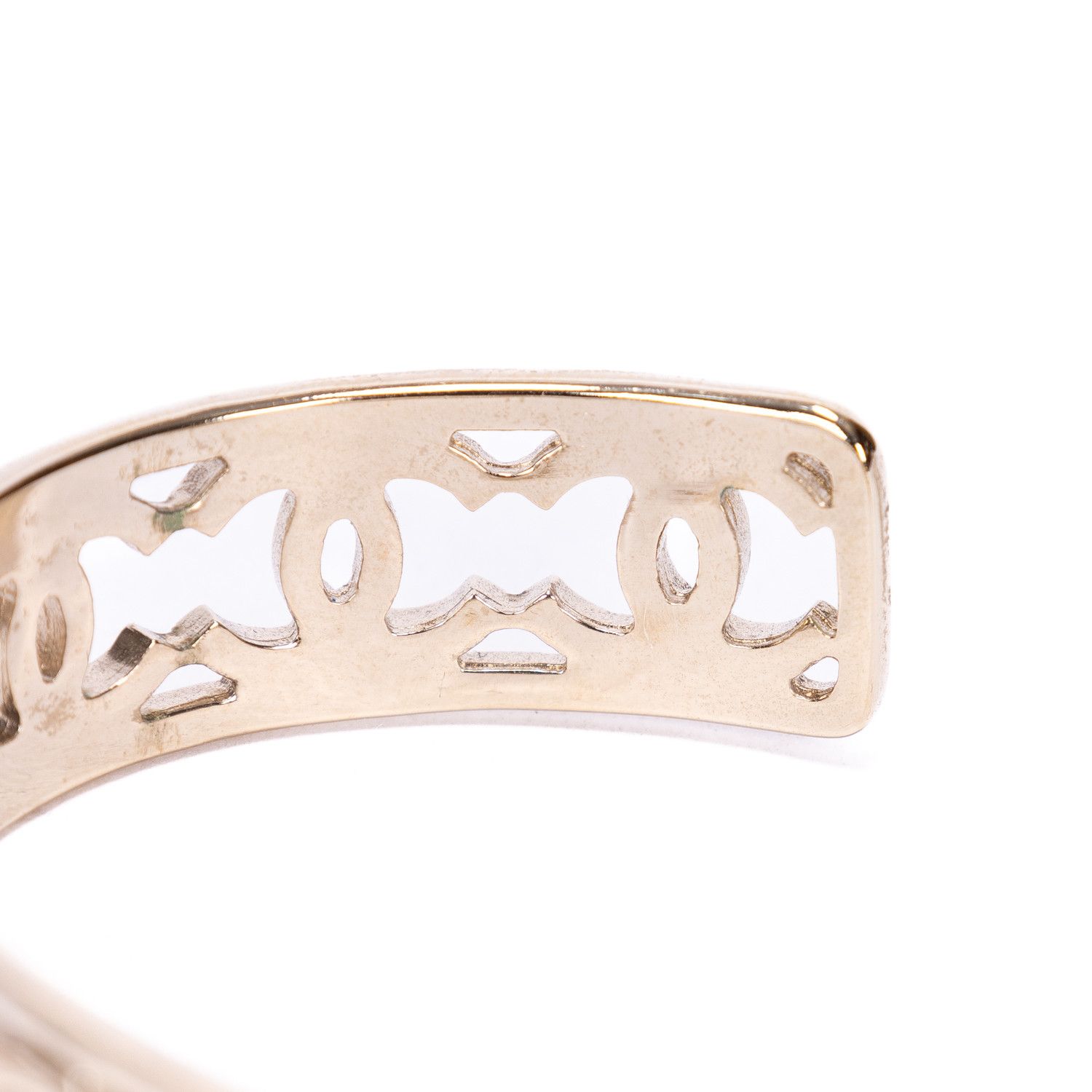 Chanel 2022 Gold Plated CC Cuff Medium Size ONE SIZE - 4 Thumbnail