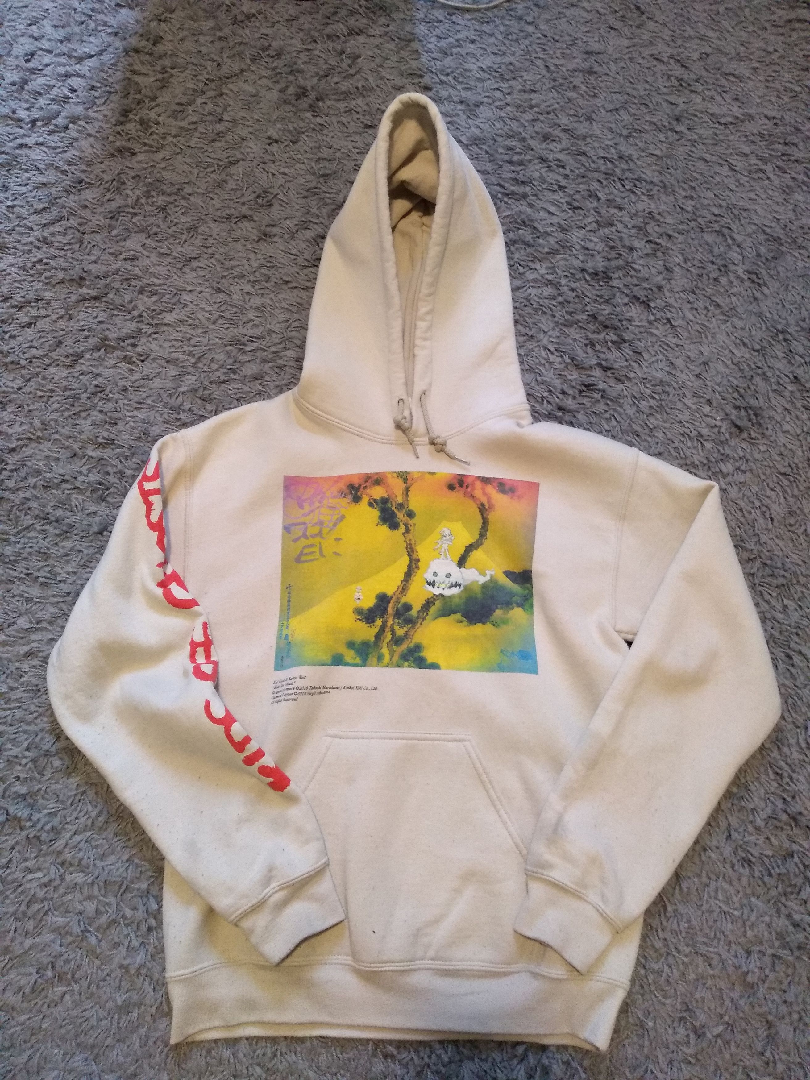 Kids See Ghosts Hoodie V2 x Kanye West x Kid Cudi x Virgil Abloh x Takashi Murakami