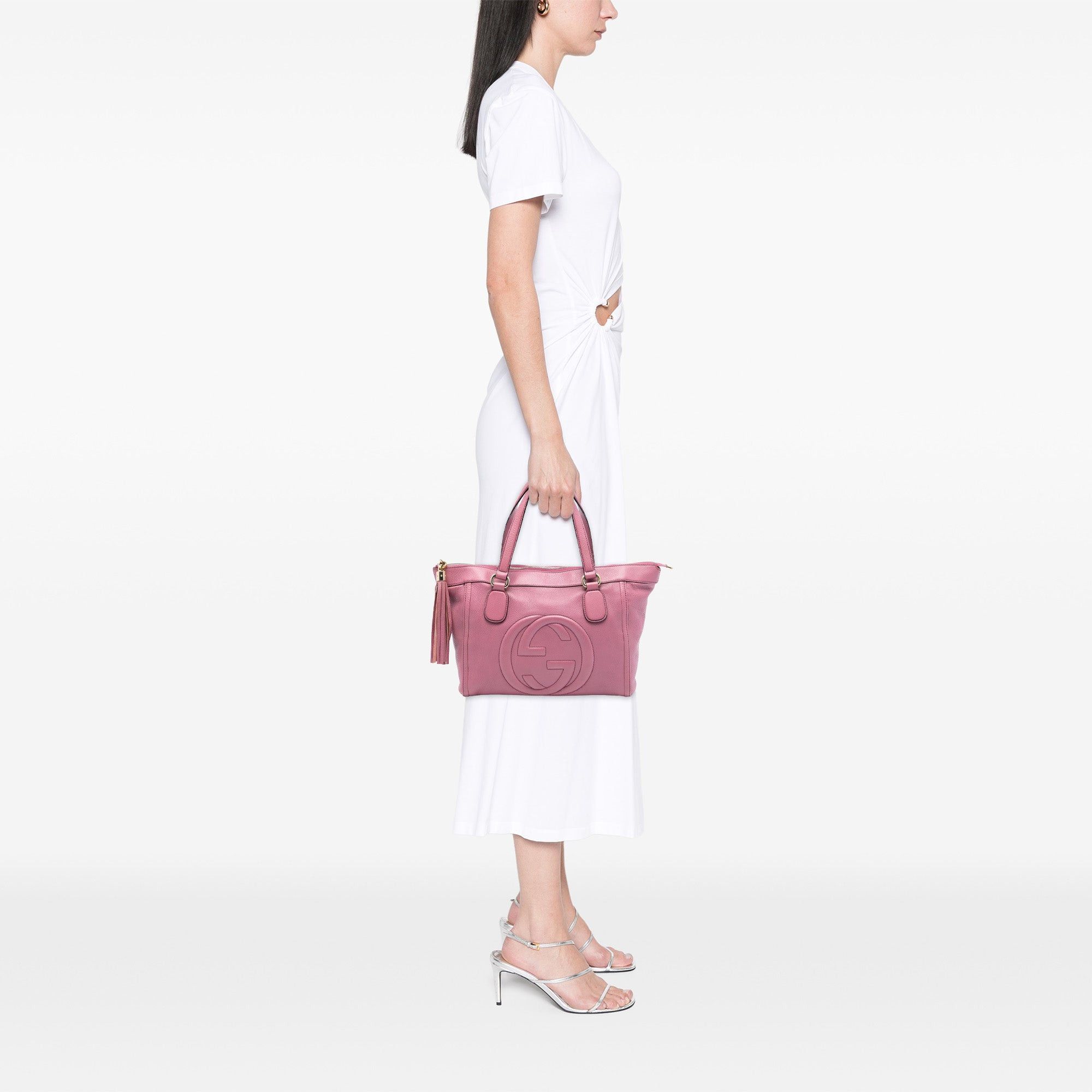 Gucci Small Leather Soho Working Tote Size ONE SIZE - 7 Thumbnail