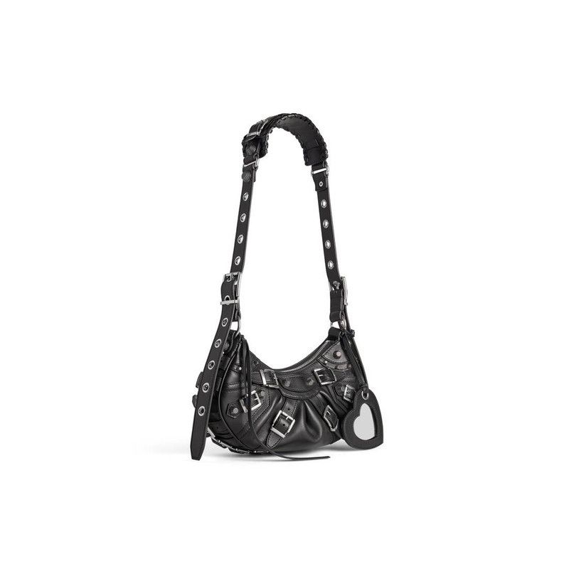 Balenciaga le cagole xs shoulder bag with buckles in black Size ONE SIZE - 2 Thumbnail