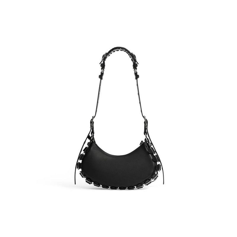 Balenciaga le cagole xs shoulder bag with buckles in black Size ONE SIZE - 4 Thumbnail