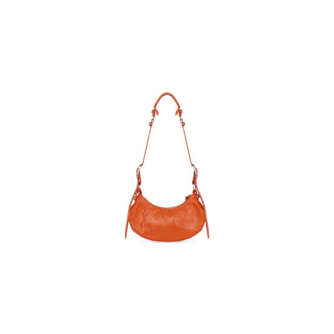 Balenciaga le cagole xs shoulder bag in lambskin leather in orange Size ONE SIZE - 3 Thumbnail