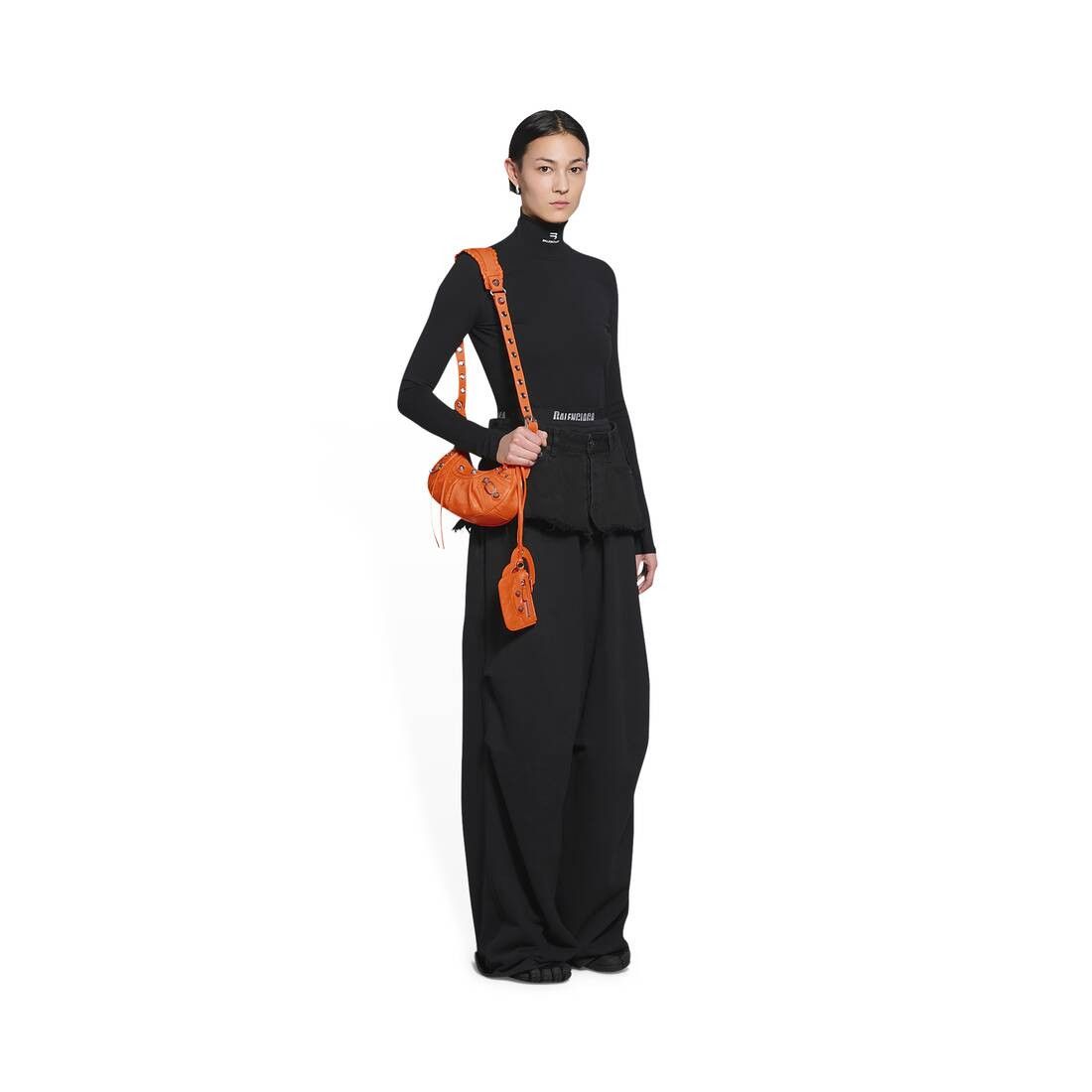 Balenciaga le cagole xs shoulder bag in lambskin leather in orange Size ONE SIZE - 5 Thumbnail