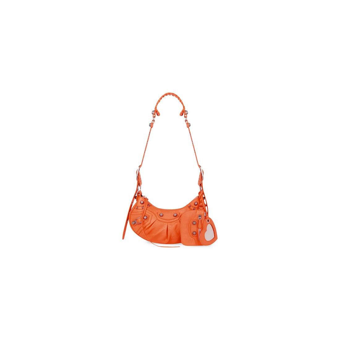 Balenciaga le cagole xs shoulder bag in lambskin leather in orange Size ONE SIZE - 2 Thumbnail