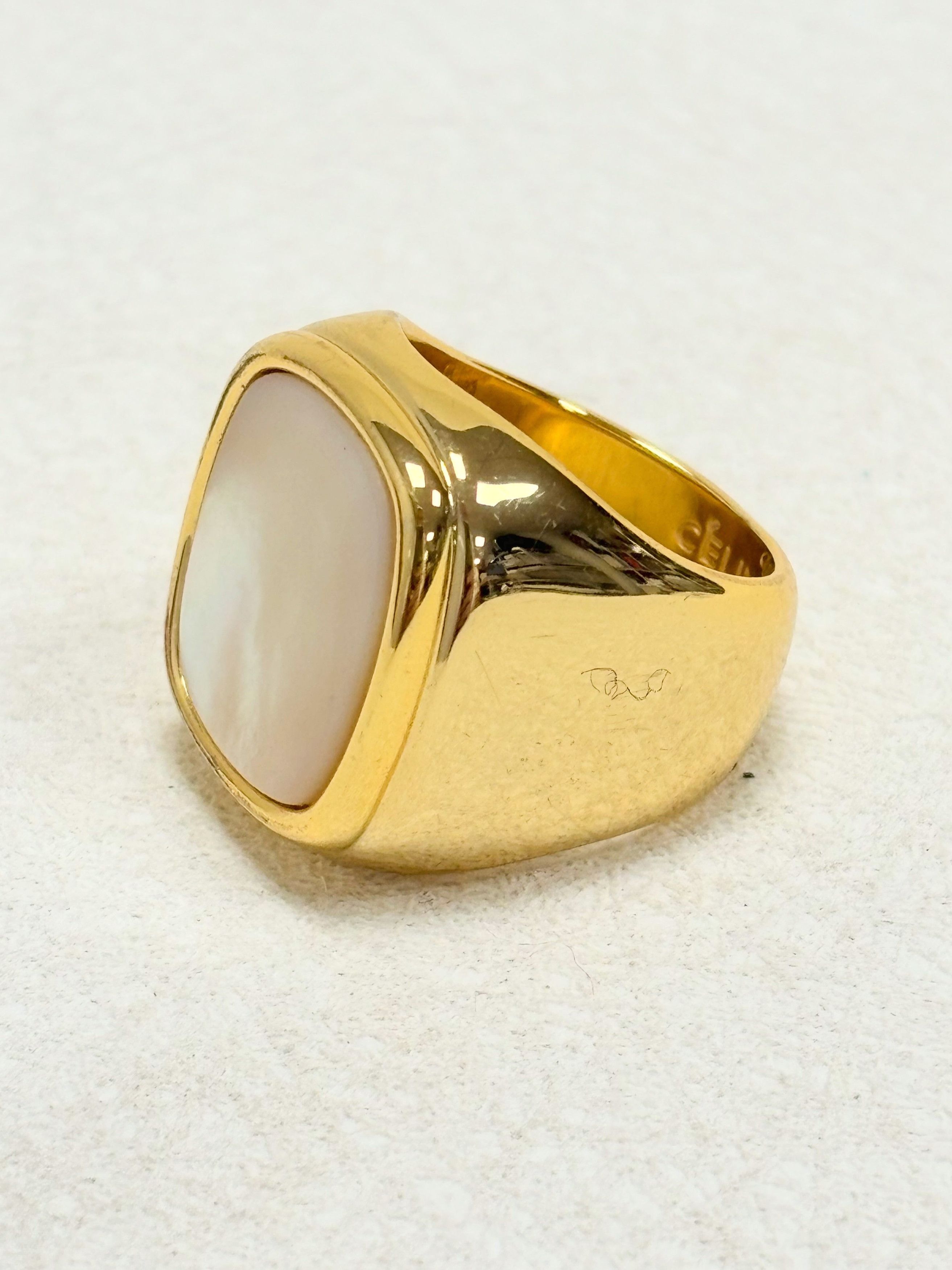 Celine CÉLINE Bague Cocktail Signet Size ONE SIZE - 4 Thumbnail
