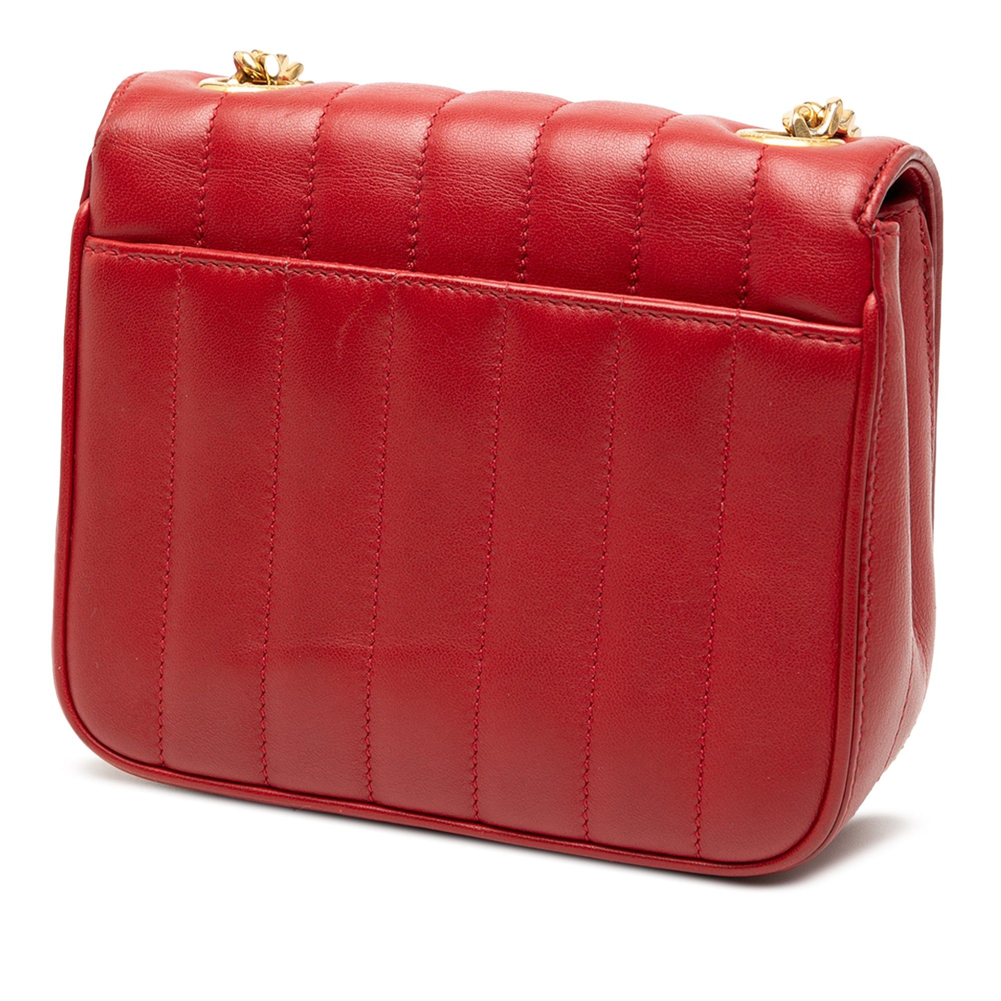 Saint Laurent Paris Small Lambskin Monogram Vicky Chain Bag Size ONE SIZE - 2 Thumbnail