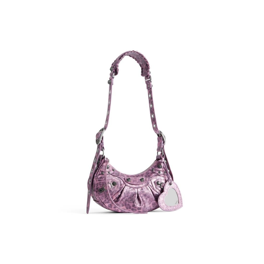 Balenciaga le cagole xs shoulder bag metallic with leopard print Size ONE SIZE - 4 Thumbnail