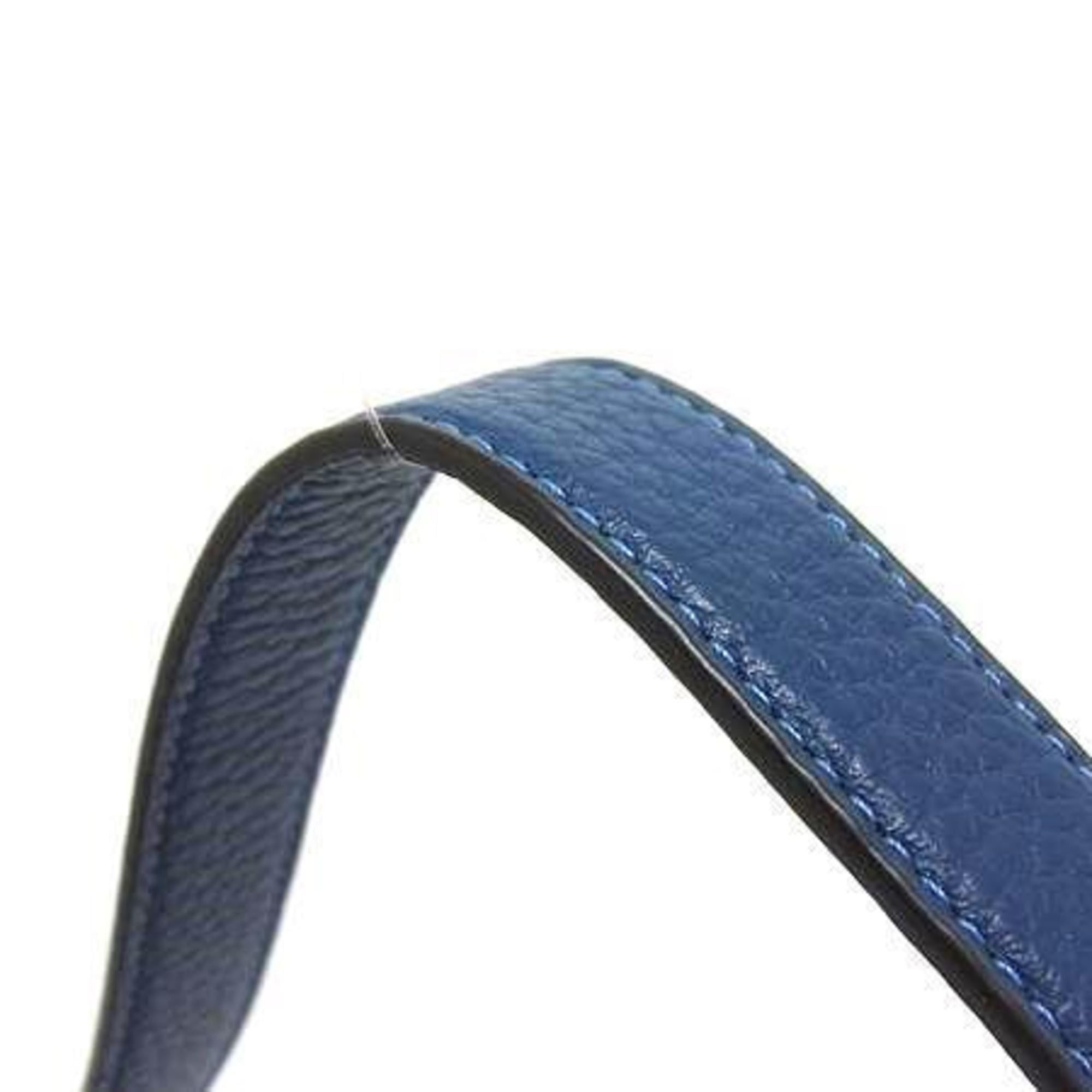 Coach COACH Luna Shoulder Bag CC439 Blue Leather Women's Size ONE SIZE - 3 Thumbnail