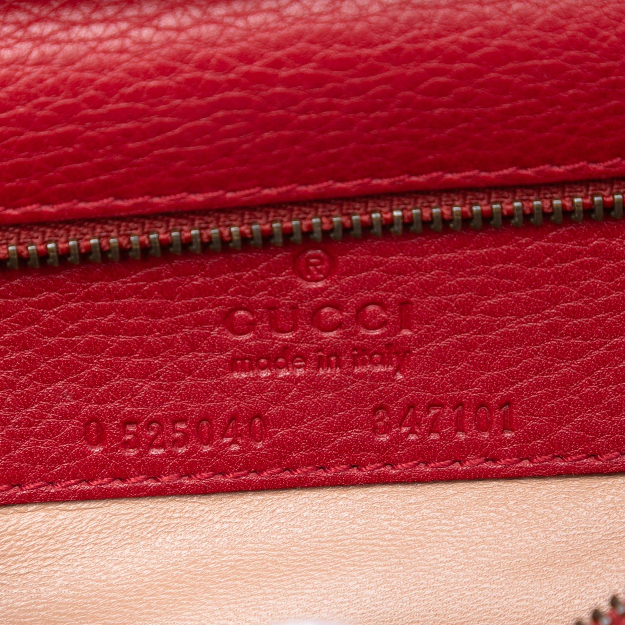 Gucci Medium Leather Bamboo Nouveau Fringe Crossbody Size ONE SIZE - 6 Thumbnail