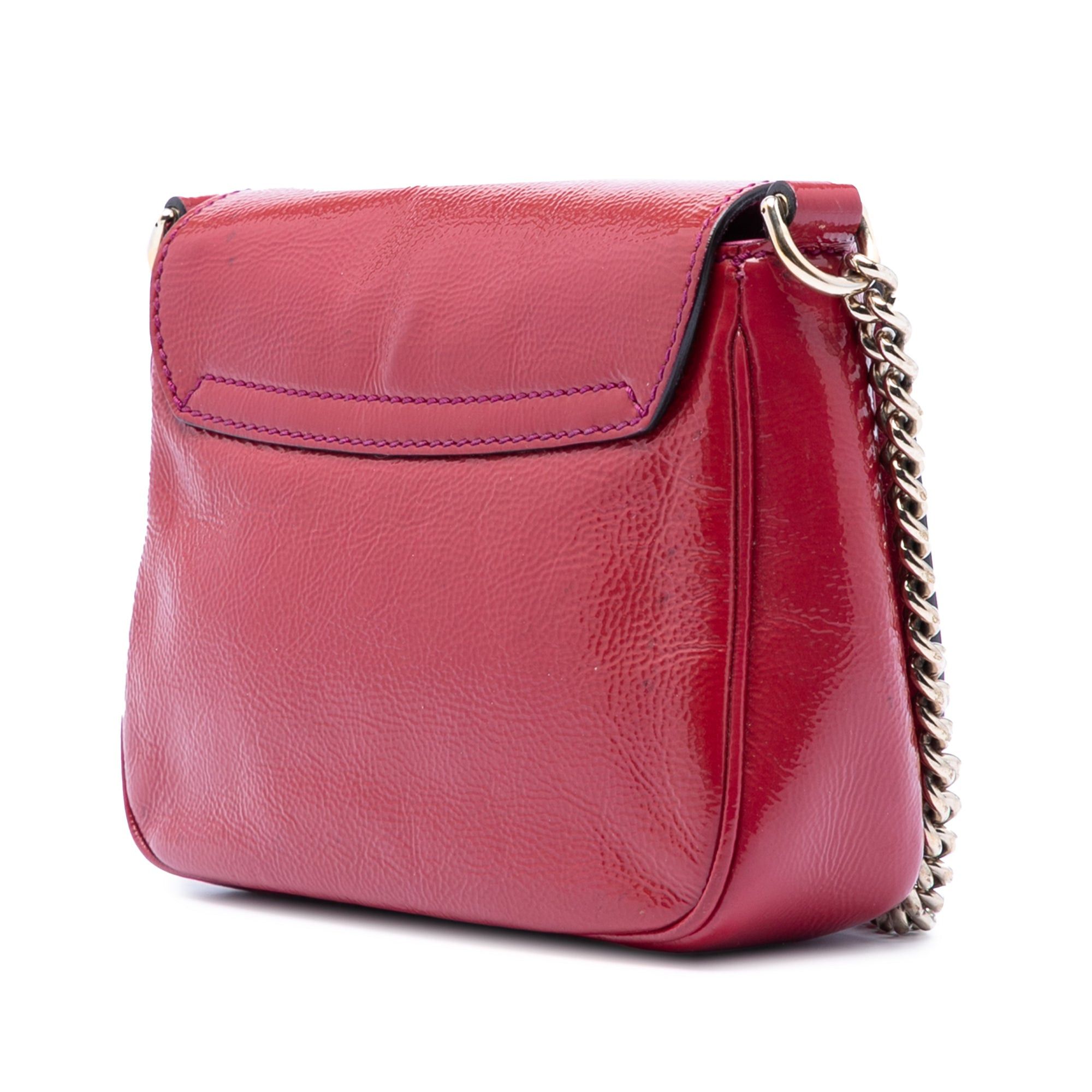 Gucci Small Patent Soho Chain Flap Crossbody Size ONE SIZE - 2 Thumbnail