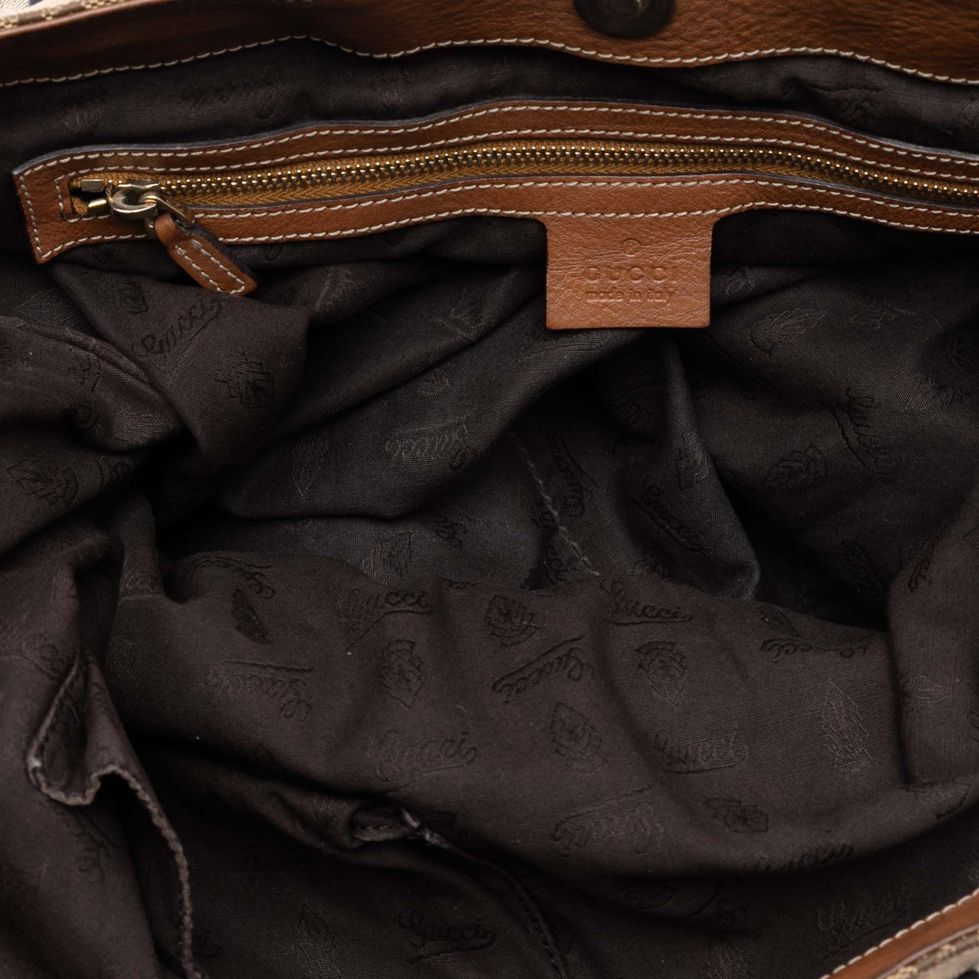 Gucci Large GG Canvas GG Charm Tote Size ONE SIZE - 4 Thumbnail