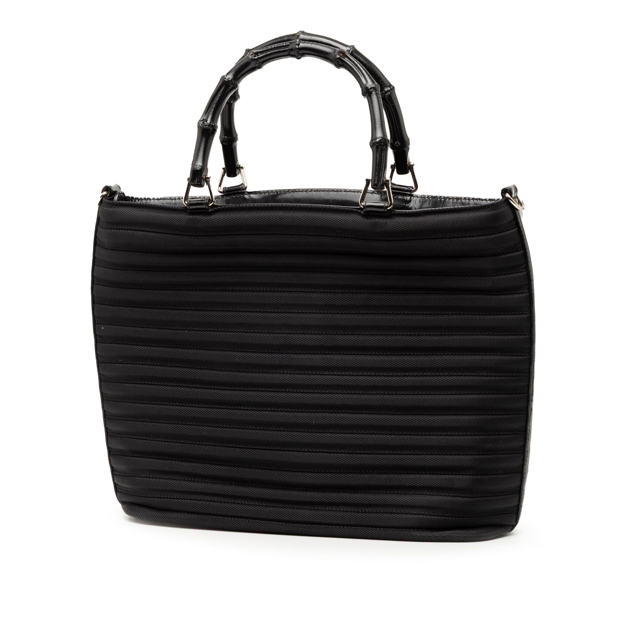Gucci Nylon Bamboo Satchel Size ONE SIZE - 2 Thumbnail
