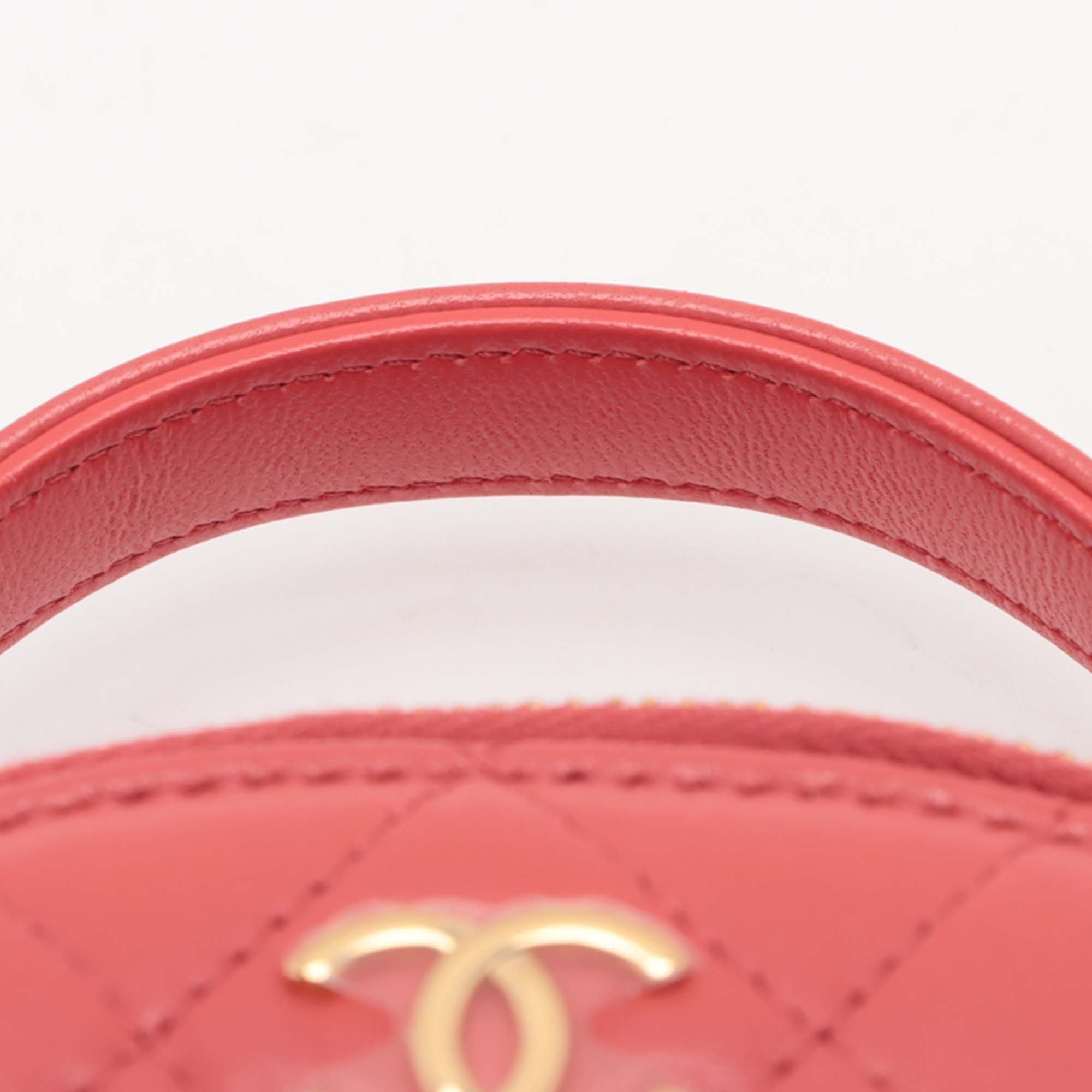 Chanel Quilted Lambskin Chic Riviera Top Handle Vanity Case Size ONE SIZE - 8 Thumbnail