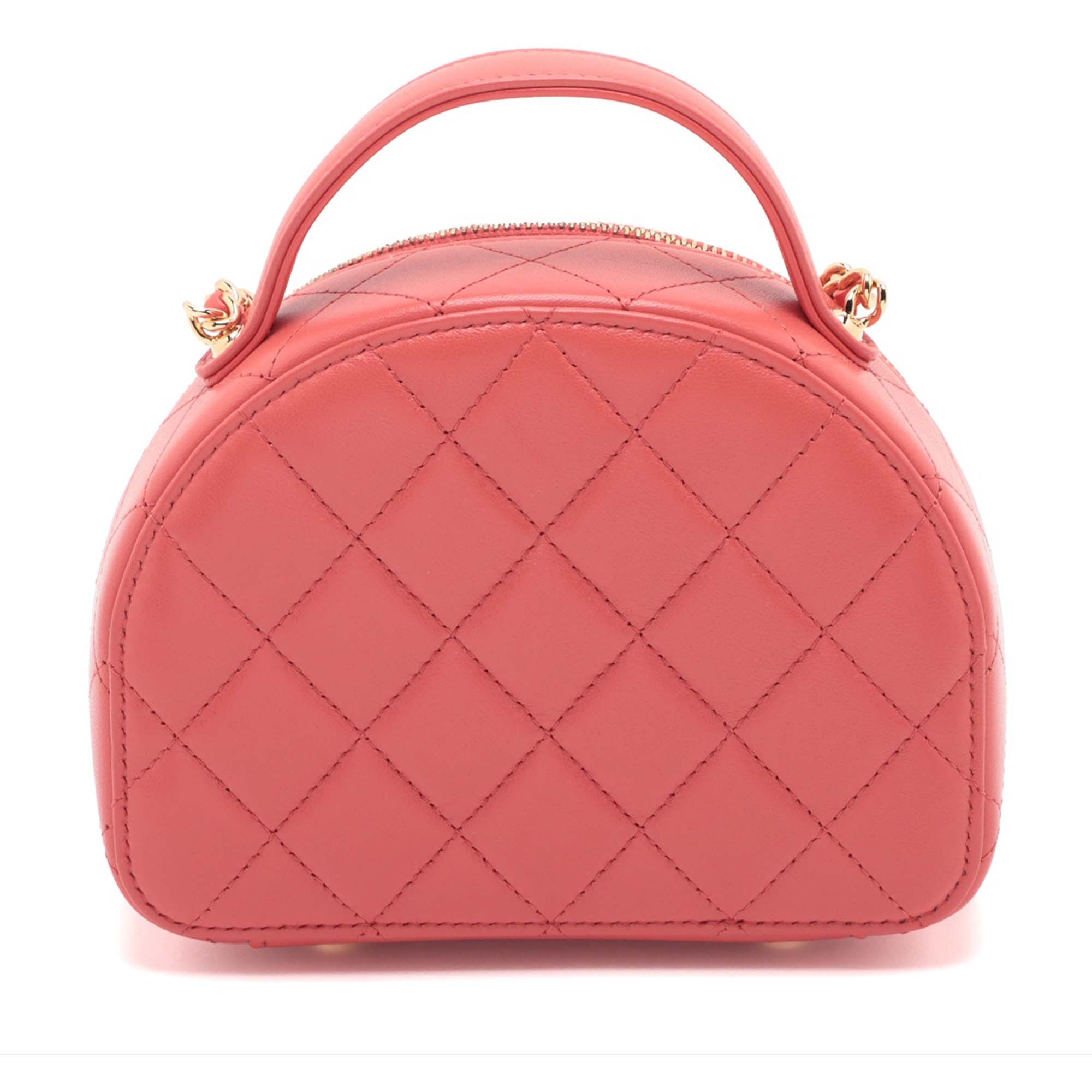 Chanel Quilted Lambskin Chic Riviera Top Handle Vanity Case Size ONE SIZE - 2 Thumbnail