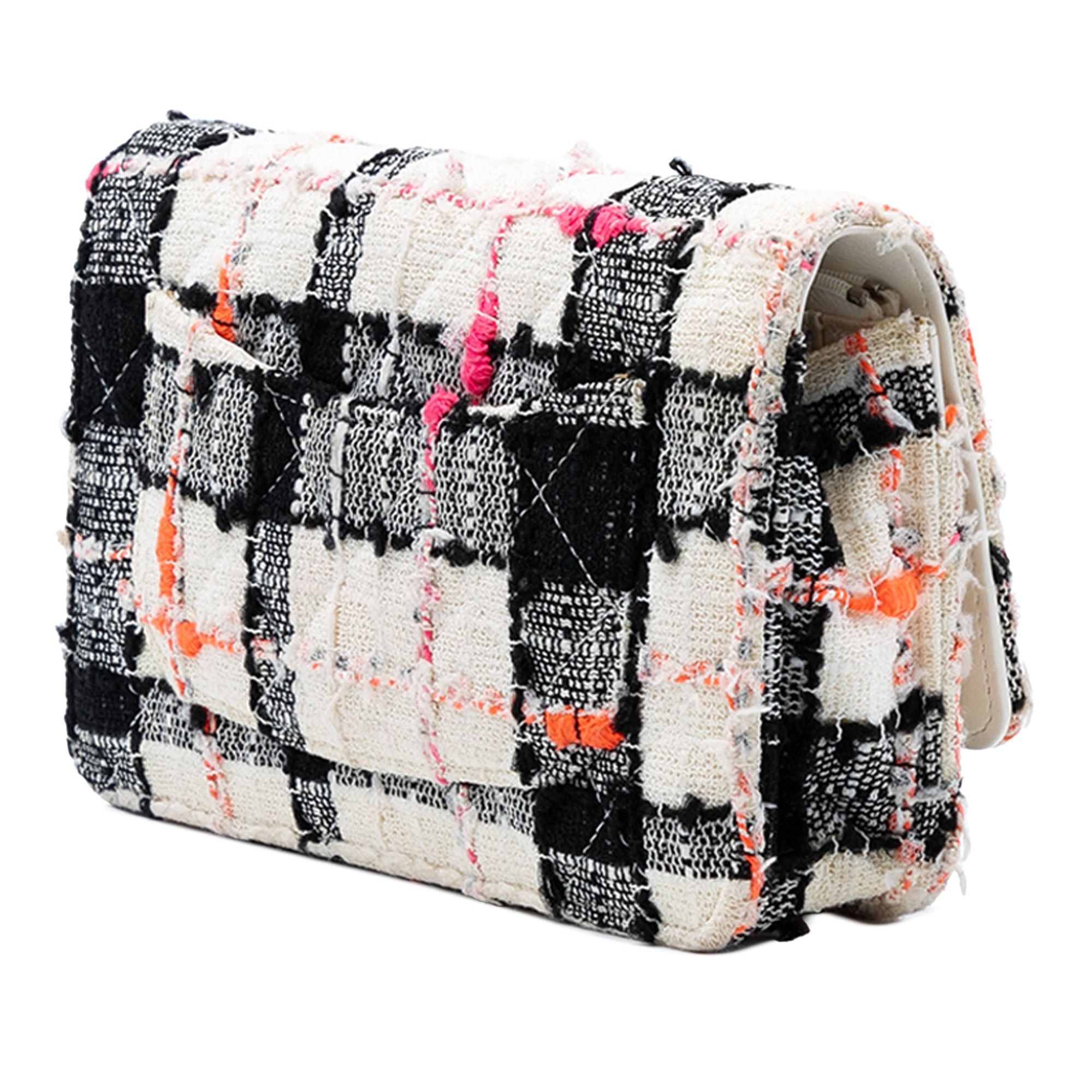 Chanel CC Quilted Tweed Wallet On Chain Size ONE SIZE - 2 Thumbnail