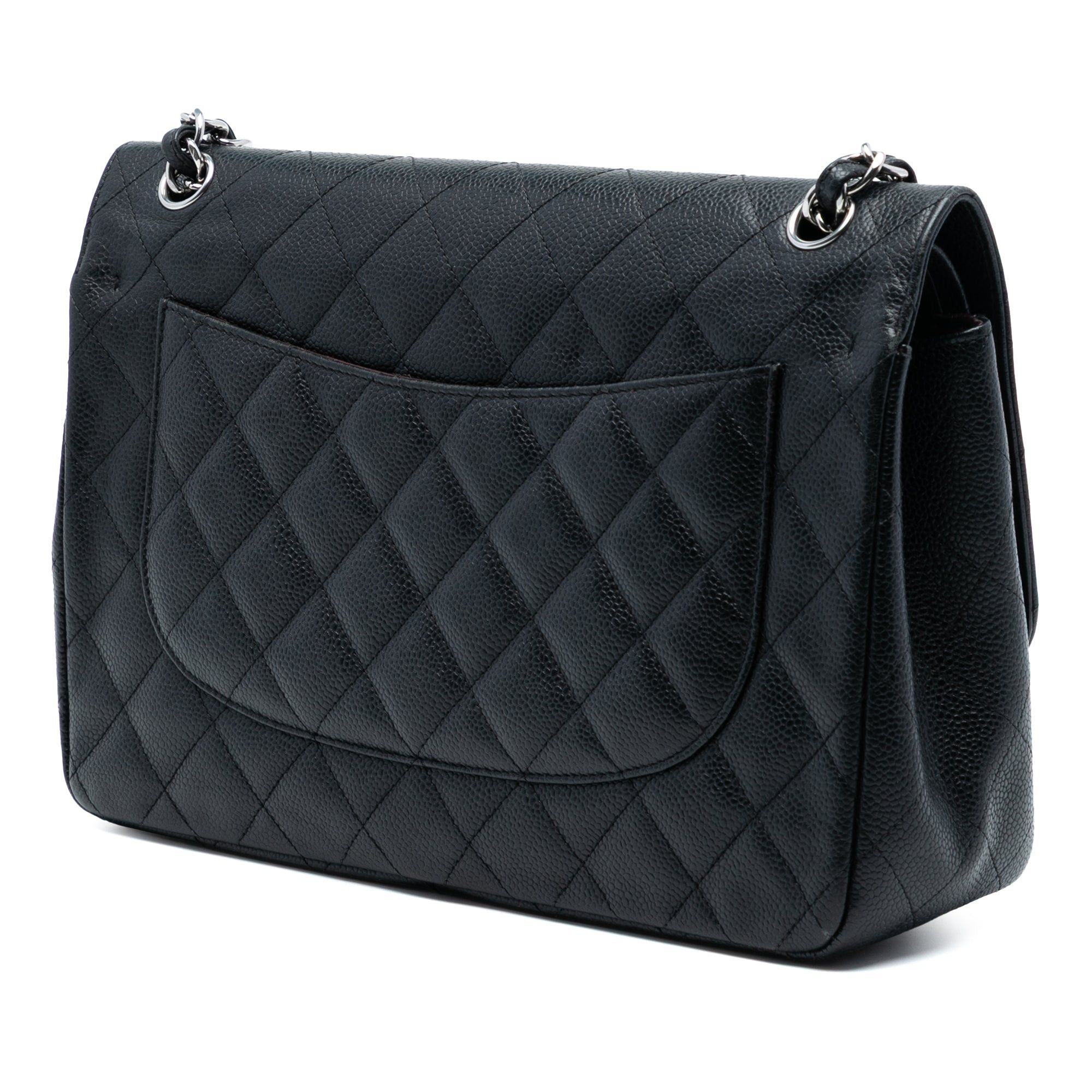Chanel Jumbo Classic Caviar Double Flap Size ONE SIZE - 2 Thumbnail