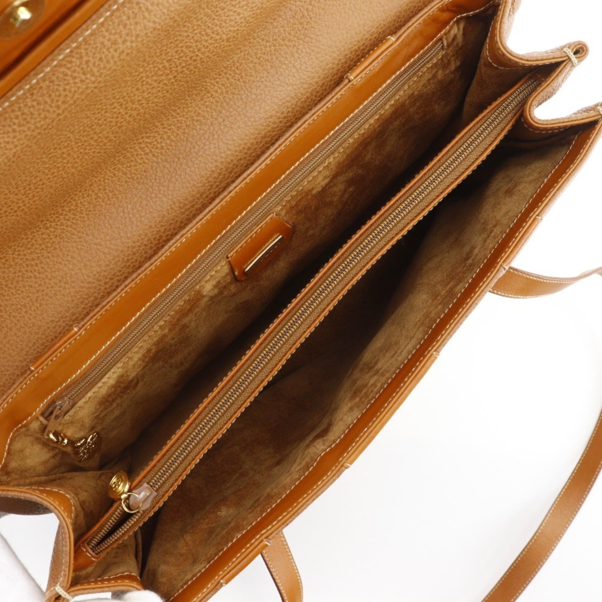 Gucci Gucci Old Tote Bag, Brown Calfskin, A4 Size, Magnetic closure, Women's Size ONE SIZE - 7 Thumbnail