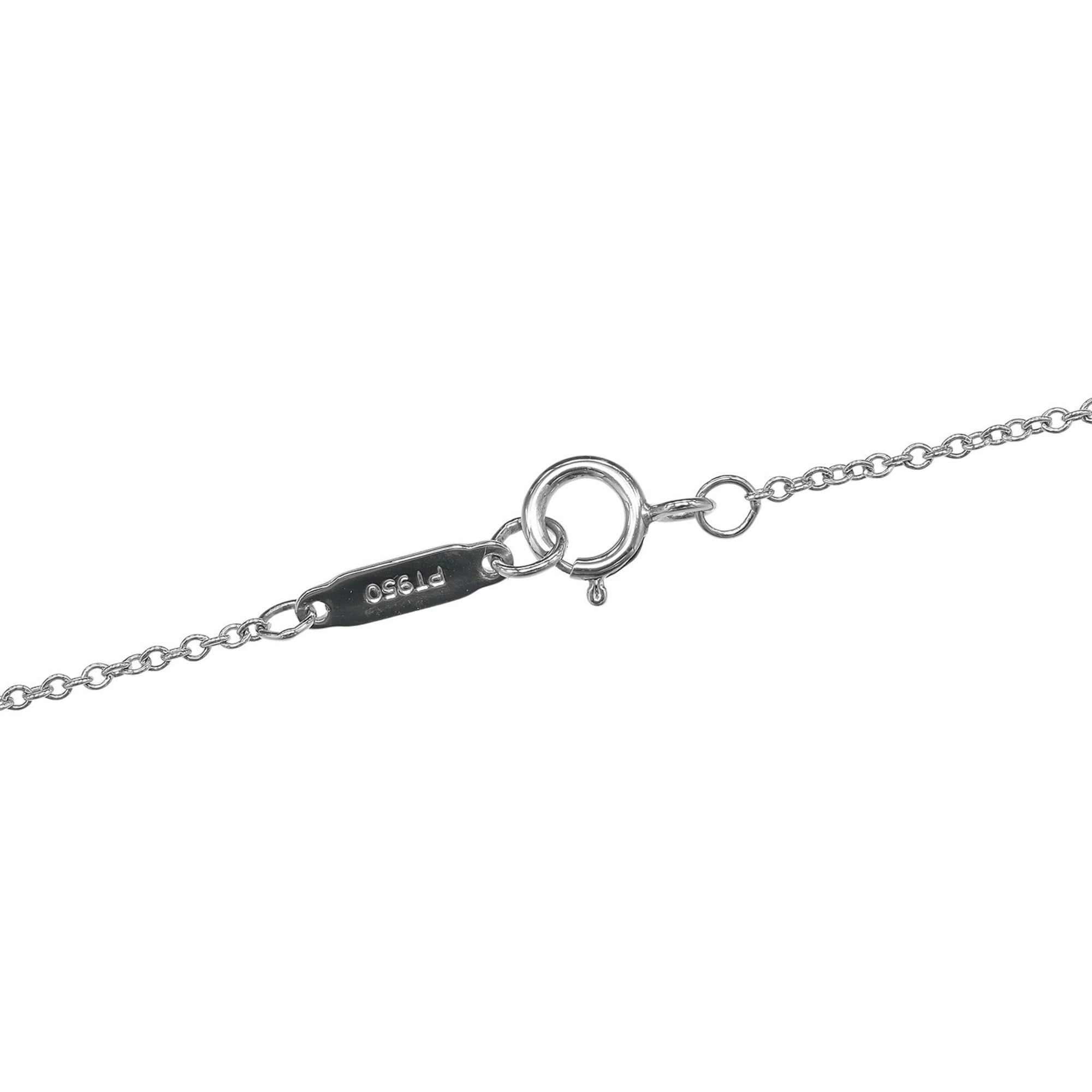 Tiffany & Co. Tiffany & Co. Sentimental Heart Necklace, Pt950 Platinum, Diamond, Approx. 3.6g Size ONE SIZE - 7 Thumbnail