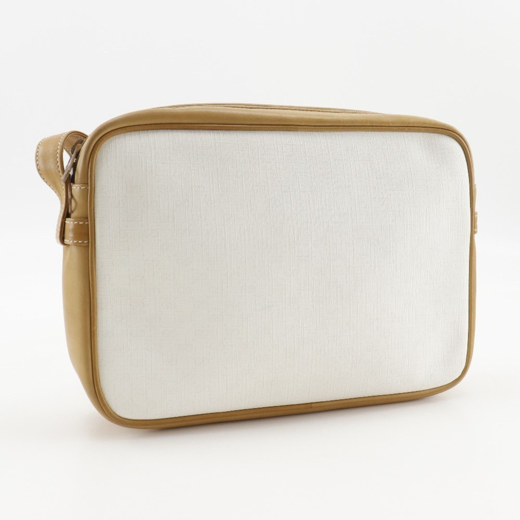 Gucci Gucci Old Shoulder Bag, Vintage Calfskin, Beige, A5, Double Zipper, Gucci, Women's Size ONE SIZE - 3 Thumbnail