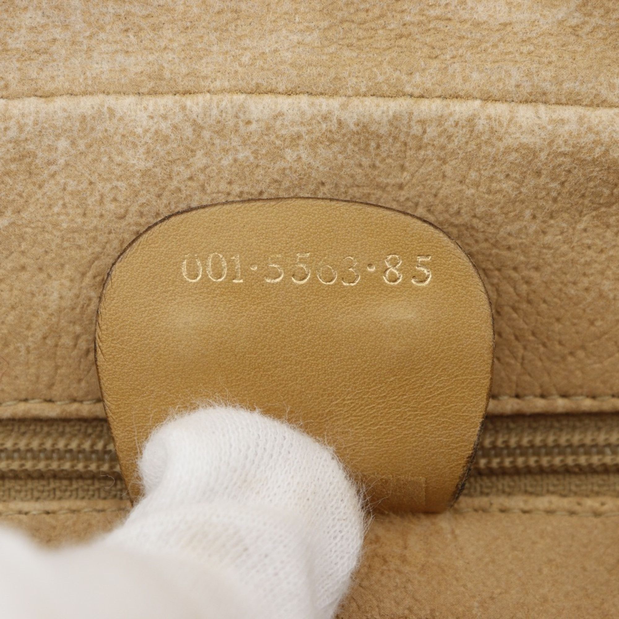 Gucci Gucci Old Shoulder Bag, Vintage Calfskin, Beige, A5, Double Zipper, Gucci, Women's Size ONE SIZE - 19 Thumbnail