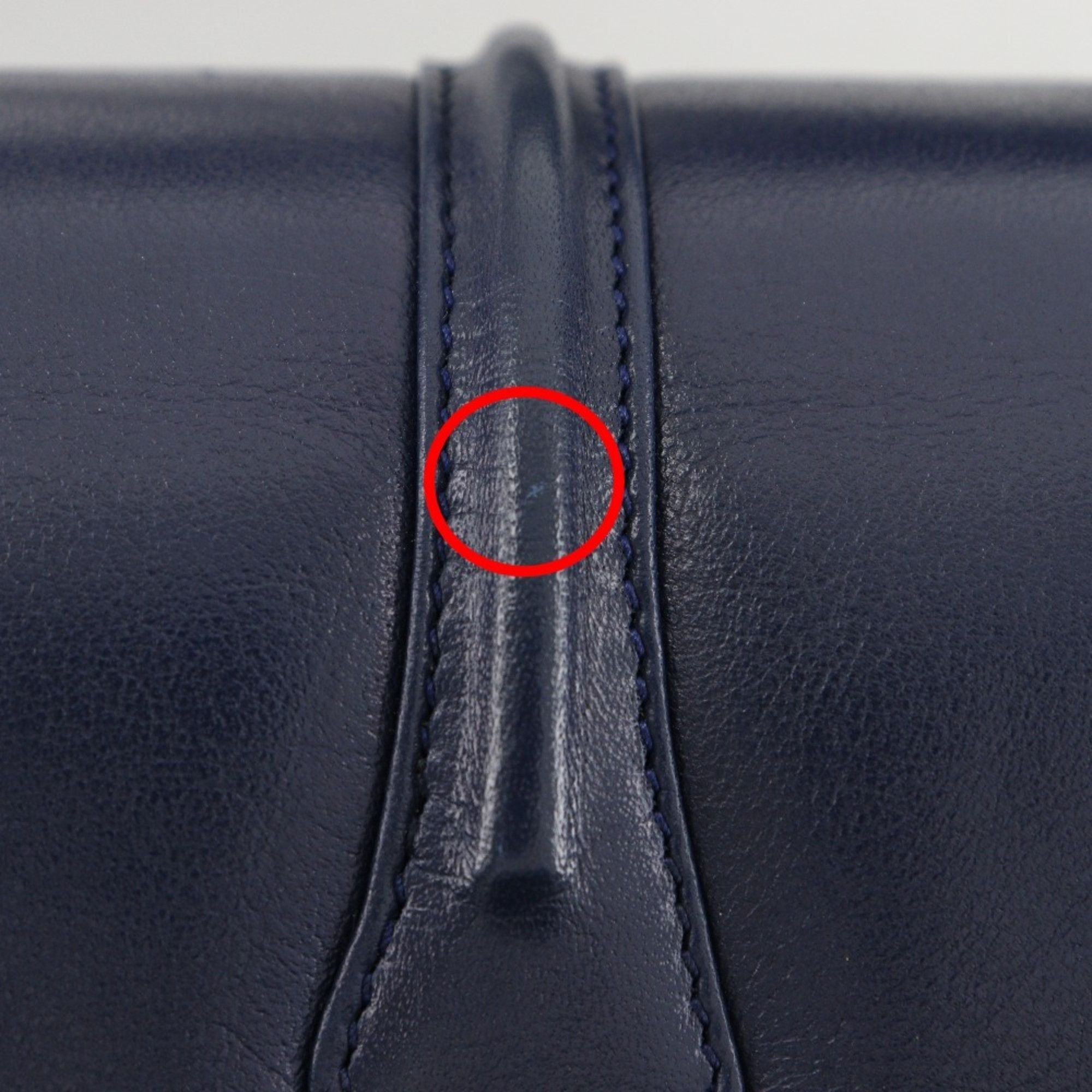 Gucci Gucci Old Shoulder Bag, Vintage Calfskin, Navy Blue, with Magnetic closure, Gucci, Women's Size ONE SIZE - 12 Thumbnail