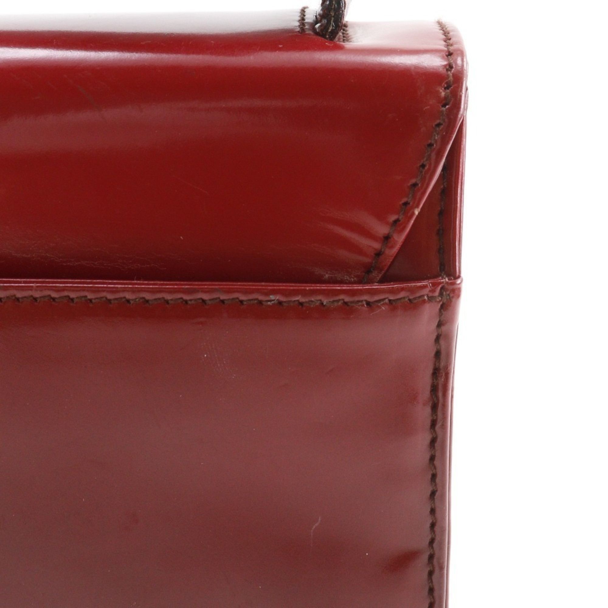 Prada Prada Gradient Enamel Red Shoulder Bag A5 Flap Women's Size ONE SIZE - 17 Thumbnail