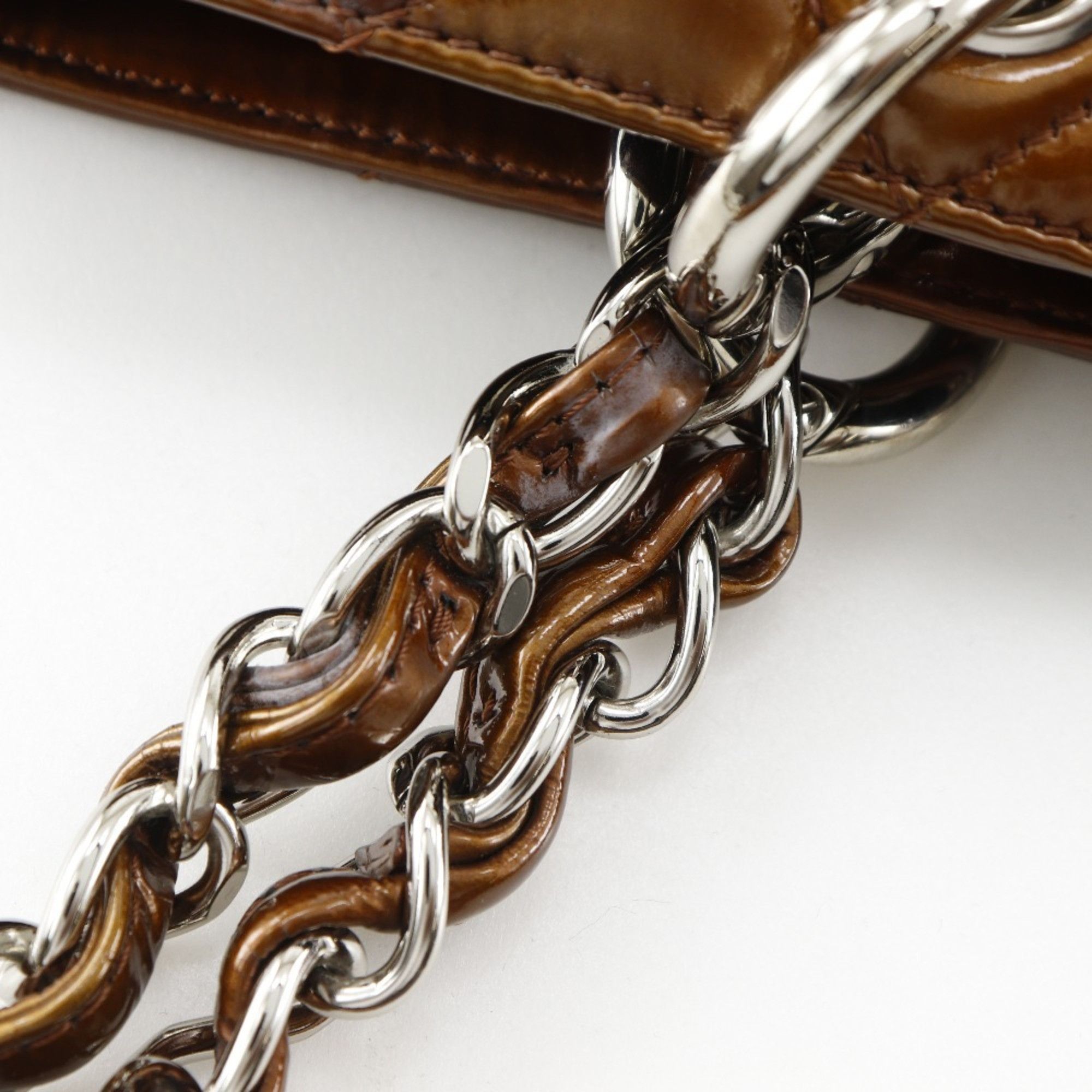 Chanel CHANEL Grand Shopping Tote GST Matelasse Chain A50995 Enamel Bronze A4 Size for Women Size ONE SIZE - 18 Thumbnail