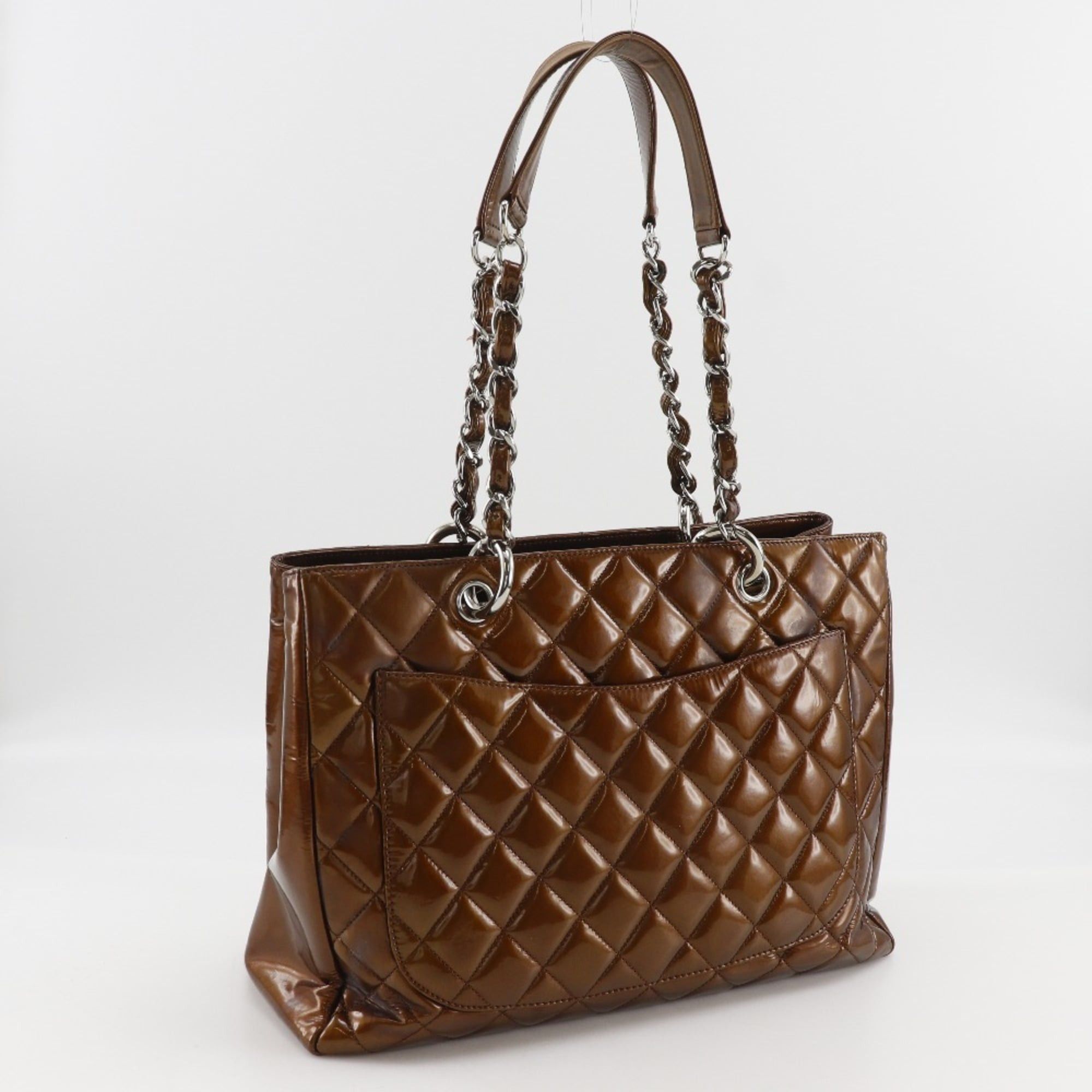 Chanel CHANEL Grand Shopping Tote GST Matelasse Chain A50995 Enamel Bronze A4 Size for Women Size ONE SIZE - 3 Thumbnail