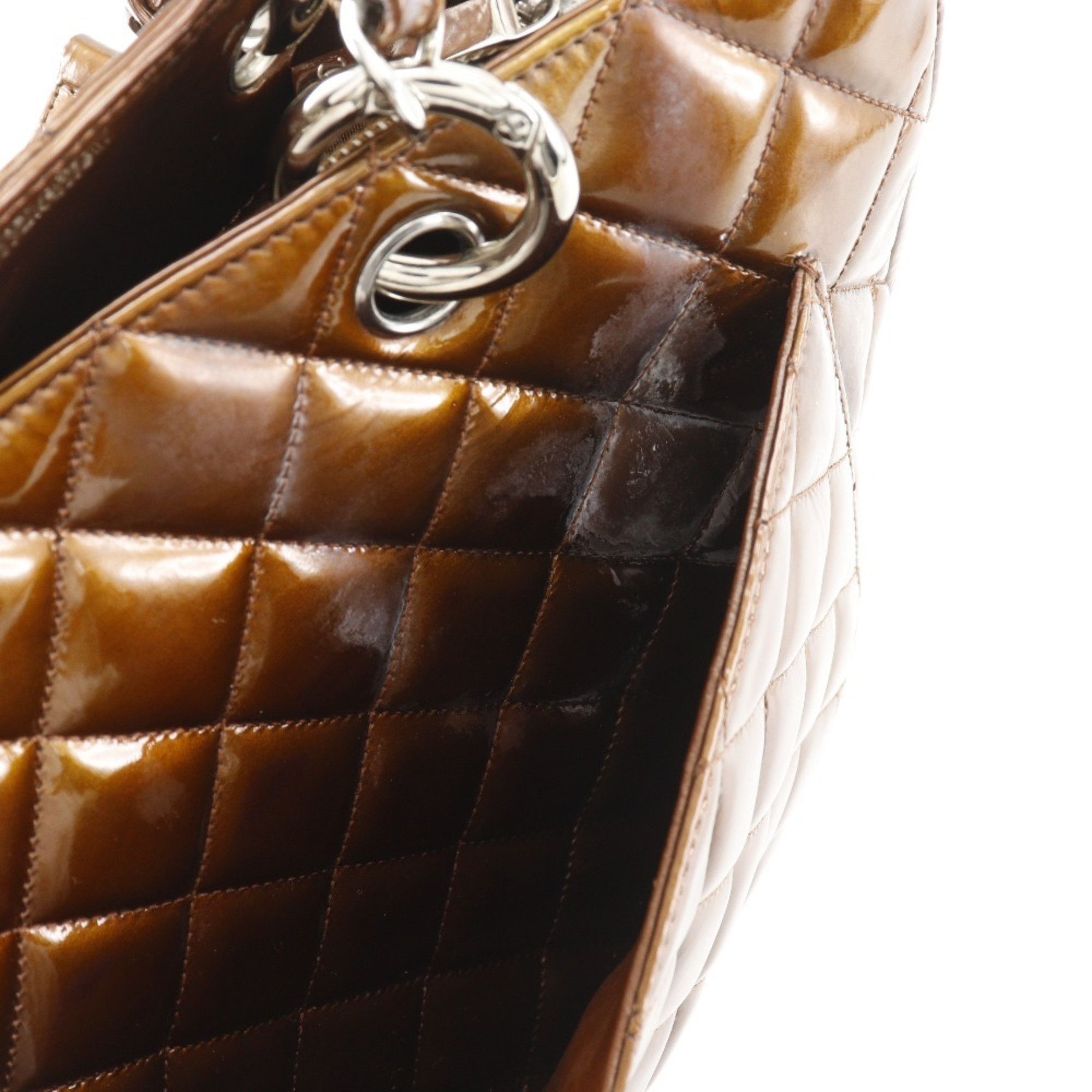 Chanel CHANEL Grand Shopping Tote GST Matelasse Chain A50995 Enamel Bronze A4 Size for Women Size ONE SIZE - 14 Thumbnail
