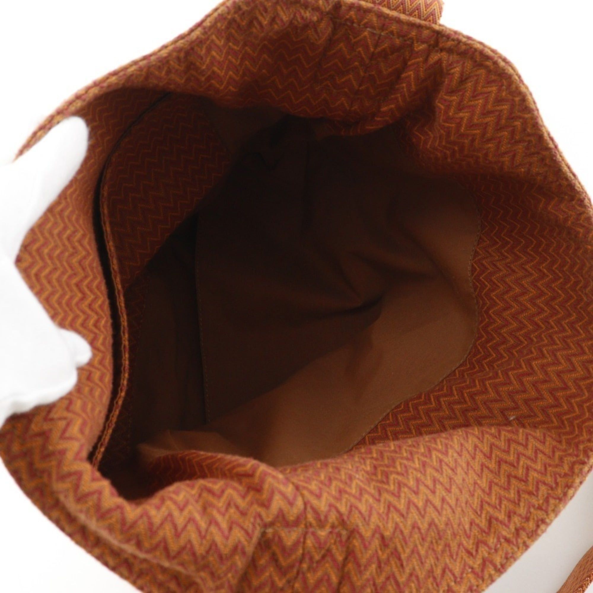 Hermes Hermes Hermès Sac des Pansages Shoulder Bag, Canvas, Orange, A4, Unisex Size ONE SIZE - 5 Thumbnail