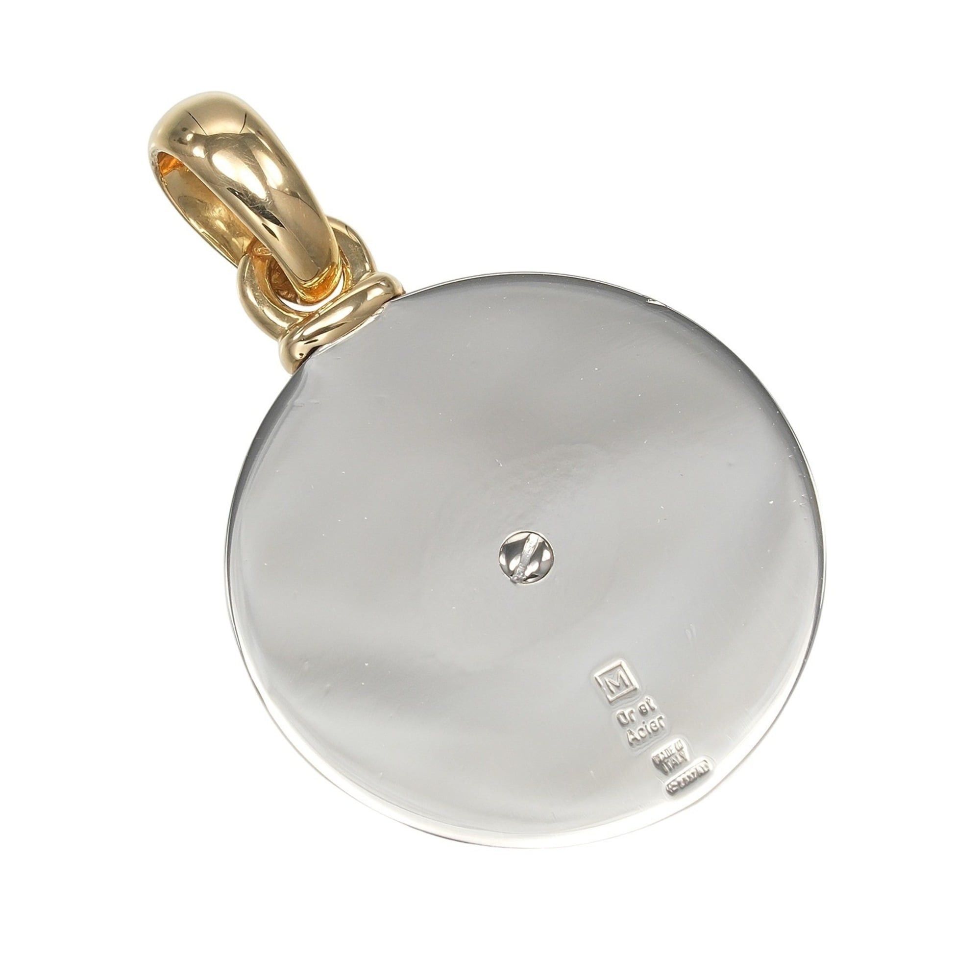 Bvlgari Bvlgari Horoscope Pendant Top, 18K Yellow Gold with Diamonds and Stainless Steel, Approx. 10.4g, BVLGARI Size ONE SIZE - 2 Thumbnail