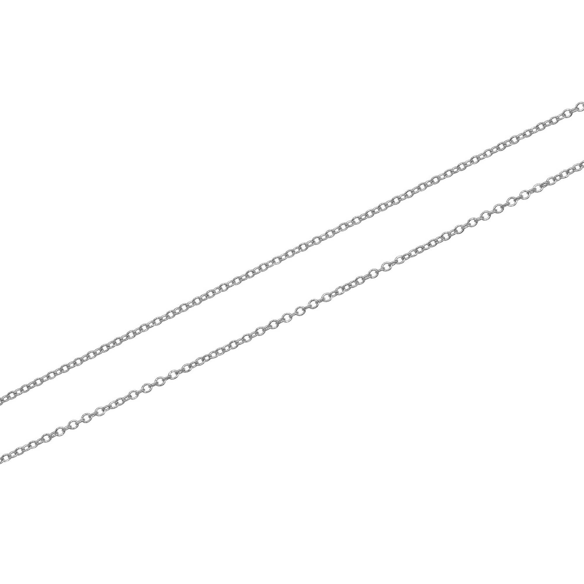 Tiffany & Co. Tiffany & Co. Loving Heart Necklace, Pt950 Platinum with Diamonds, Approx. 3.3g Size ONE SIZE - 5 Thumbnail