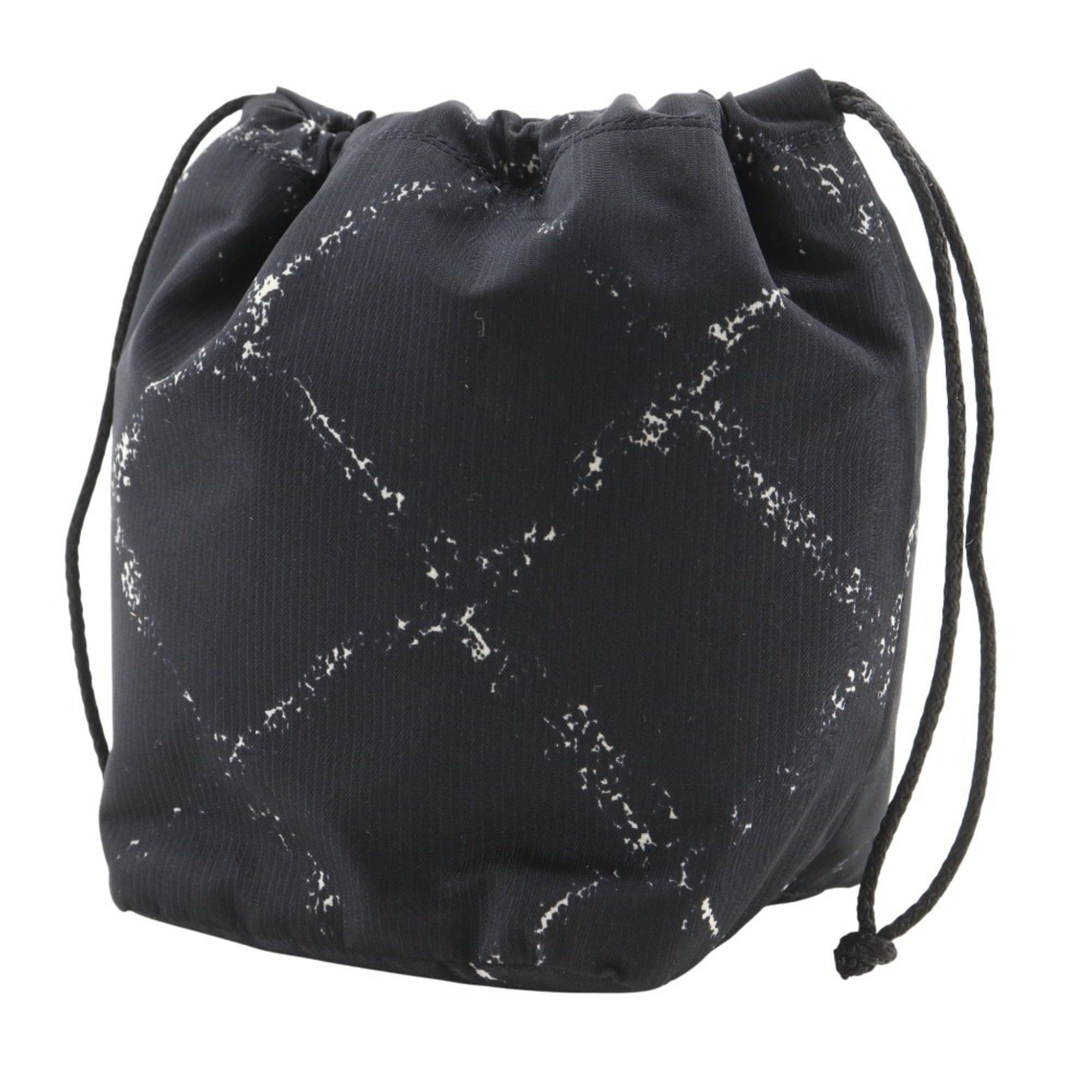 Chanel CHANEL Travel Line Pouch, Nylon, Black, Women's Size ONE SIZE - 2 Thumbnail