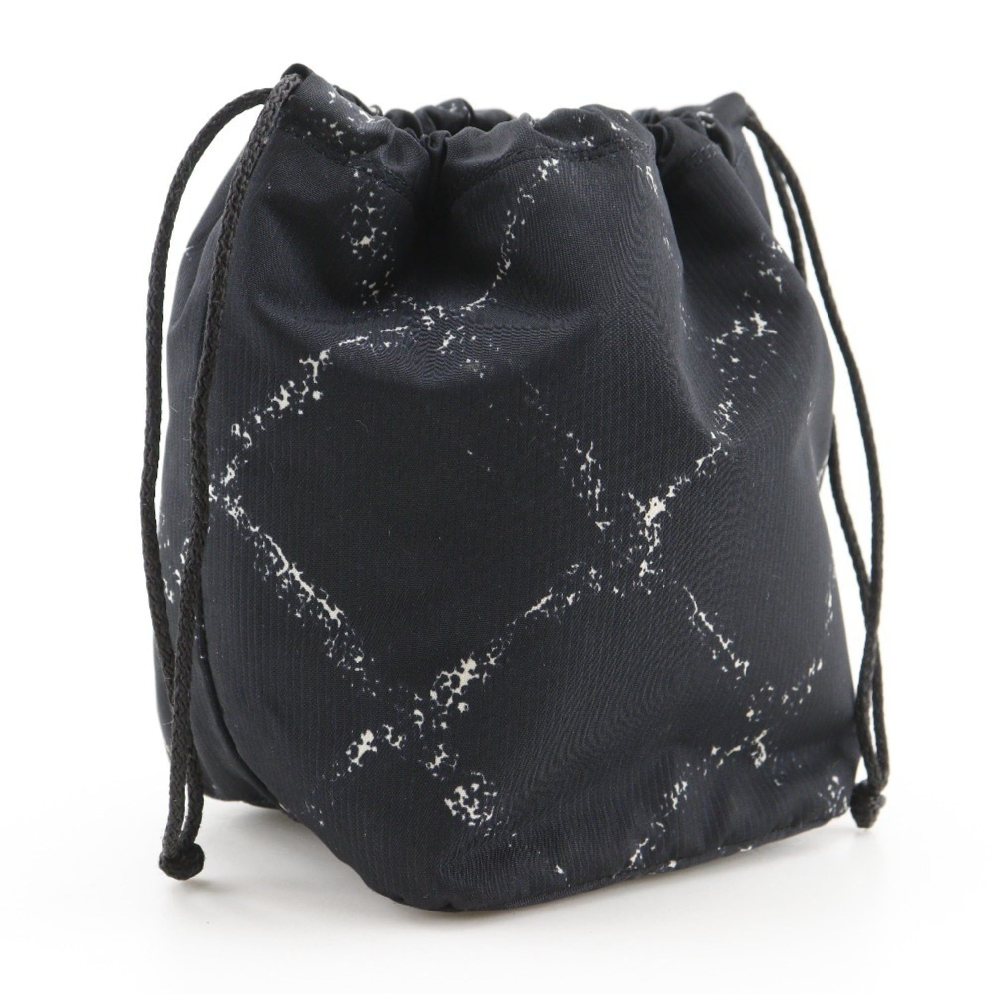 Chanel CHANEL Travel Line Pouch, Nylon, Black, Women's Size ONE SIZE - 3 Thumbnail