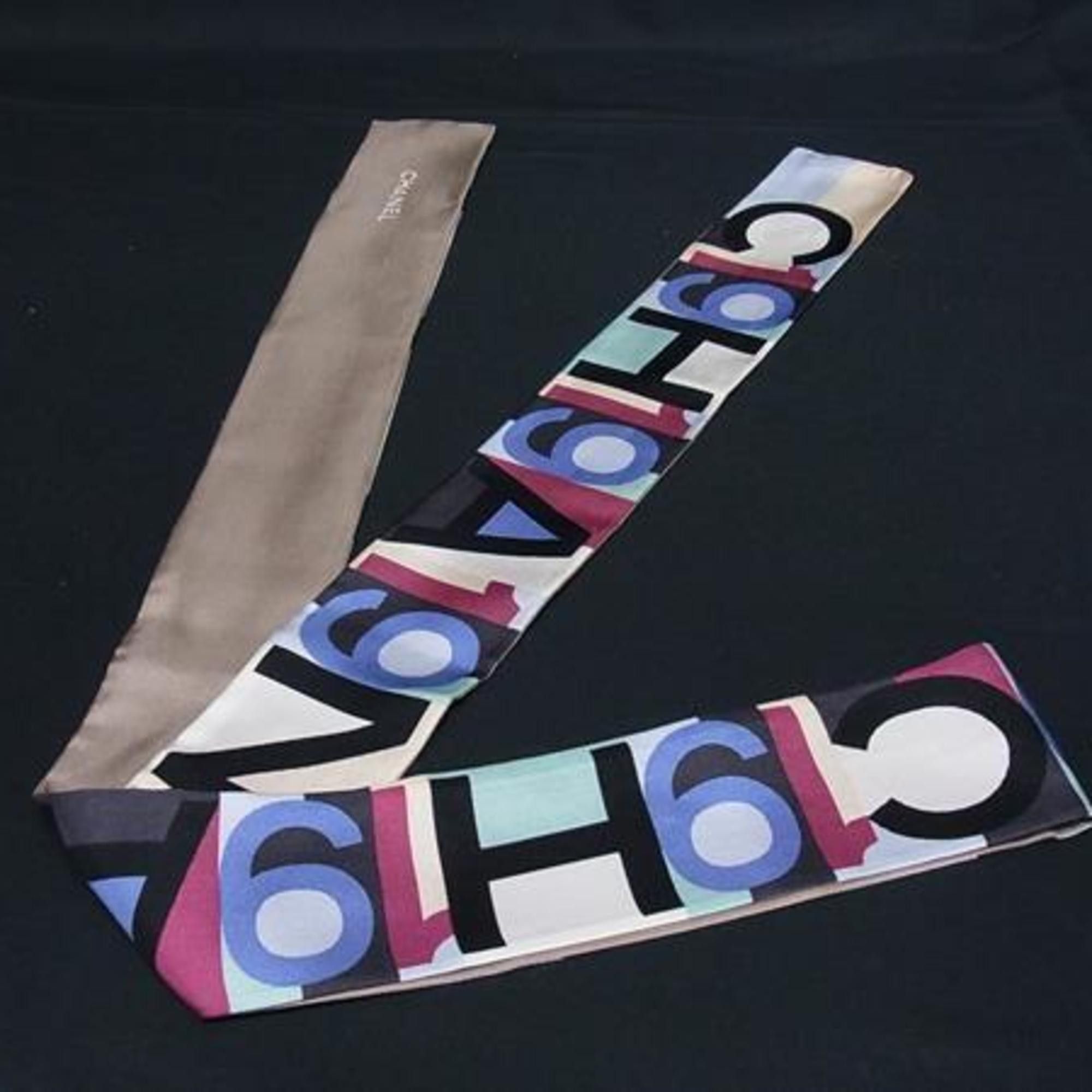 Chanel CHANEL Ribbon Scarf/Muffler, Multicolor, Women's Size ONE SIZE - 3 Thumbnail