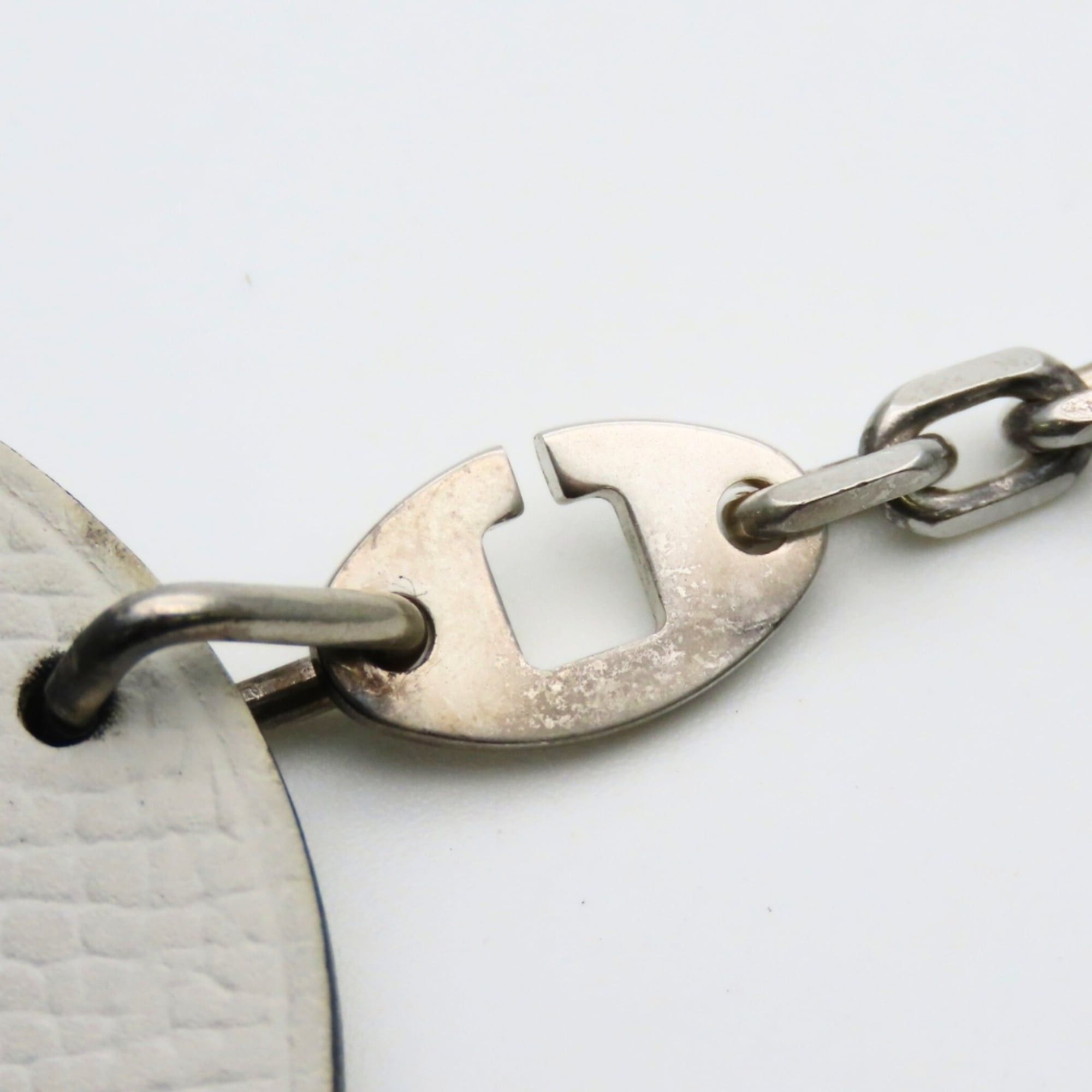 Hermes Hermes bag charm, panda animal print, leather, 925 silver, white, black, women's. Size ONE SIZE - 8 Thumbnail