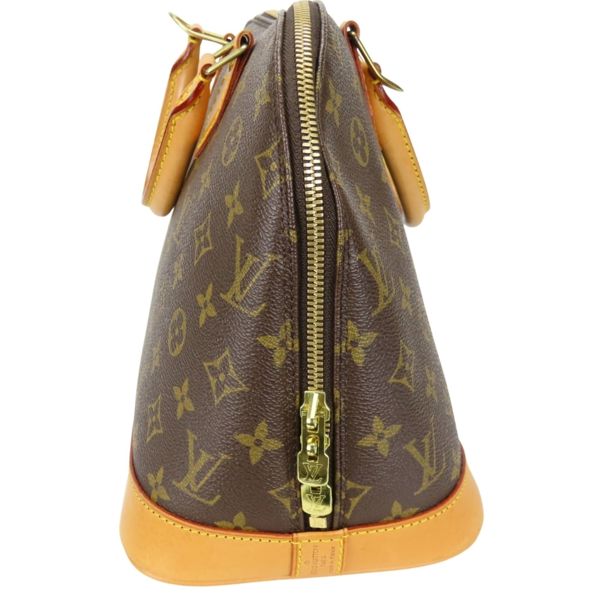 Louis Vuitton Louis Vuitton Alma Handbag (old model) M51130 Monogram Brown Women's LOUIS VUITTON Size ONE SIZE - 5 Thumbnail